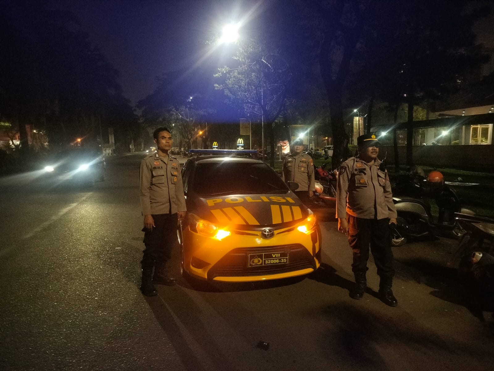 Polsek Medan Satria Patroli Antisipasi Gangguan Kamtibmas