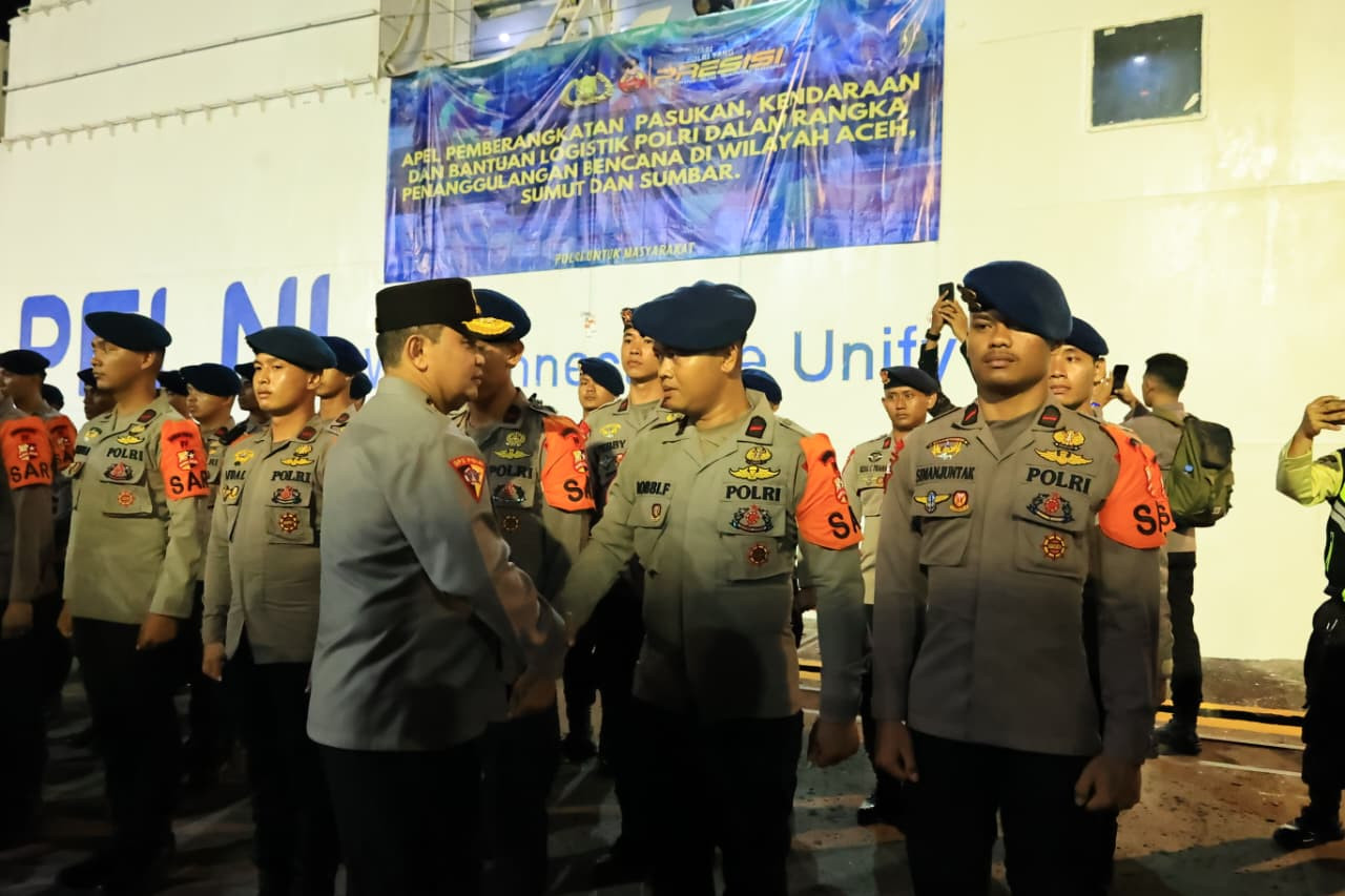 Astamaops Kapolri Beri Arahan dan Atensi Khusus kepada Personel Polri yang Dikirim ke Lokasi Bencana di Sumatera