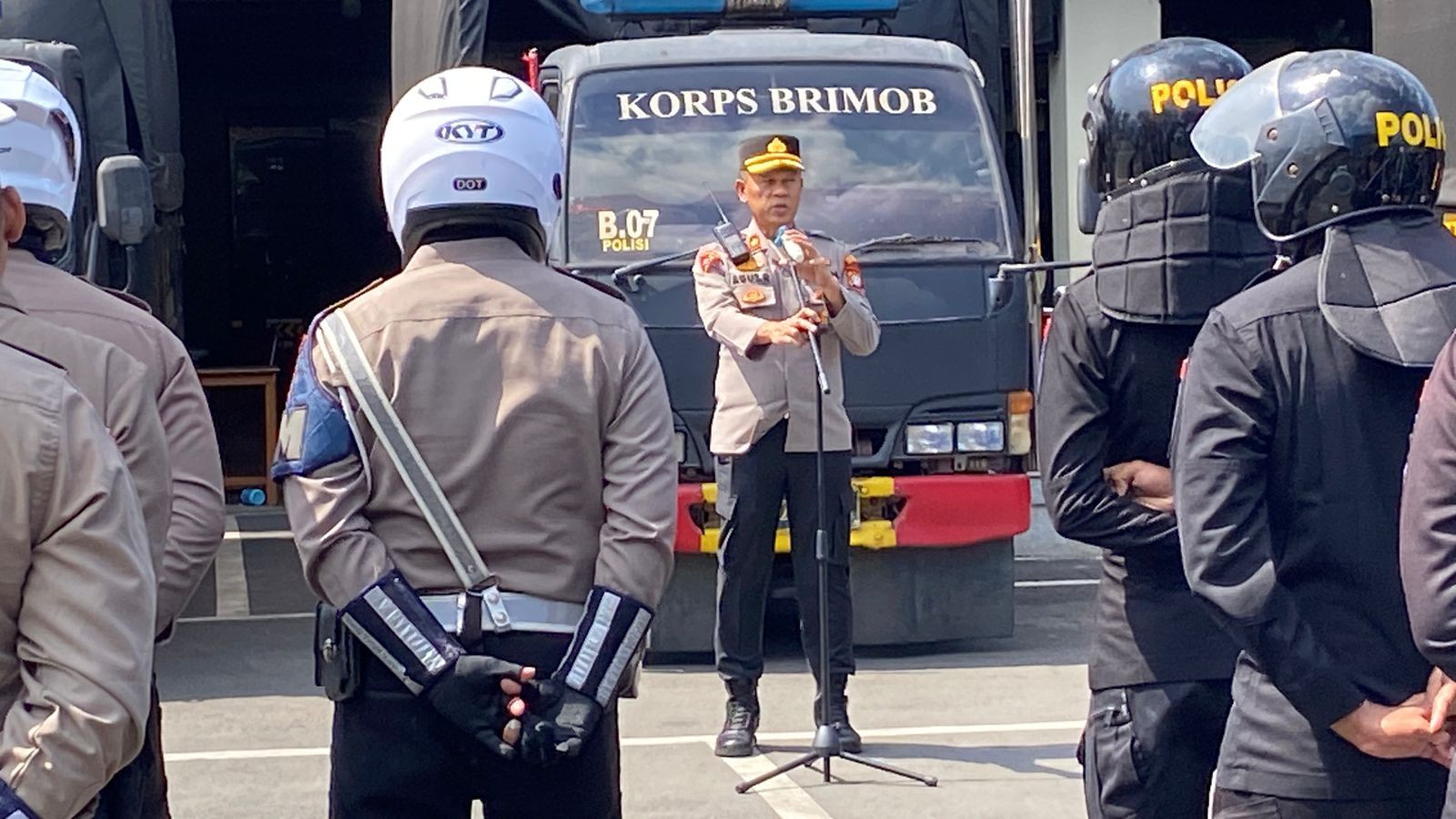 Apel Patroli Gabungan jajaran Polres Metro Bekasi Kota