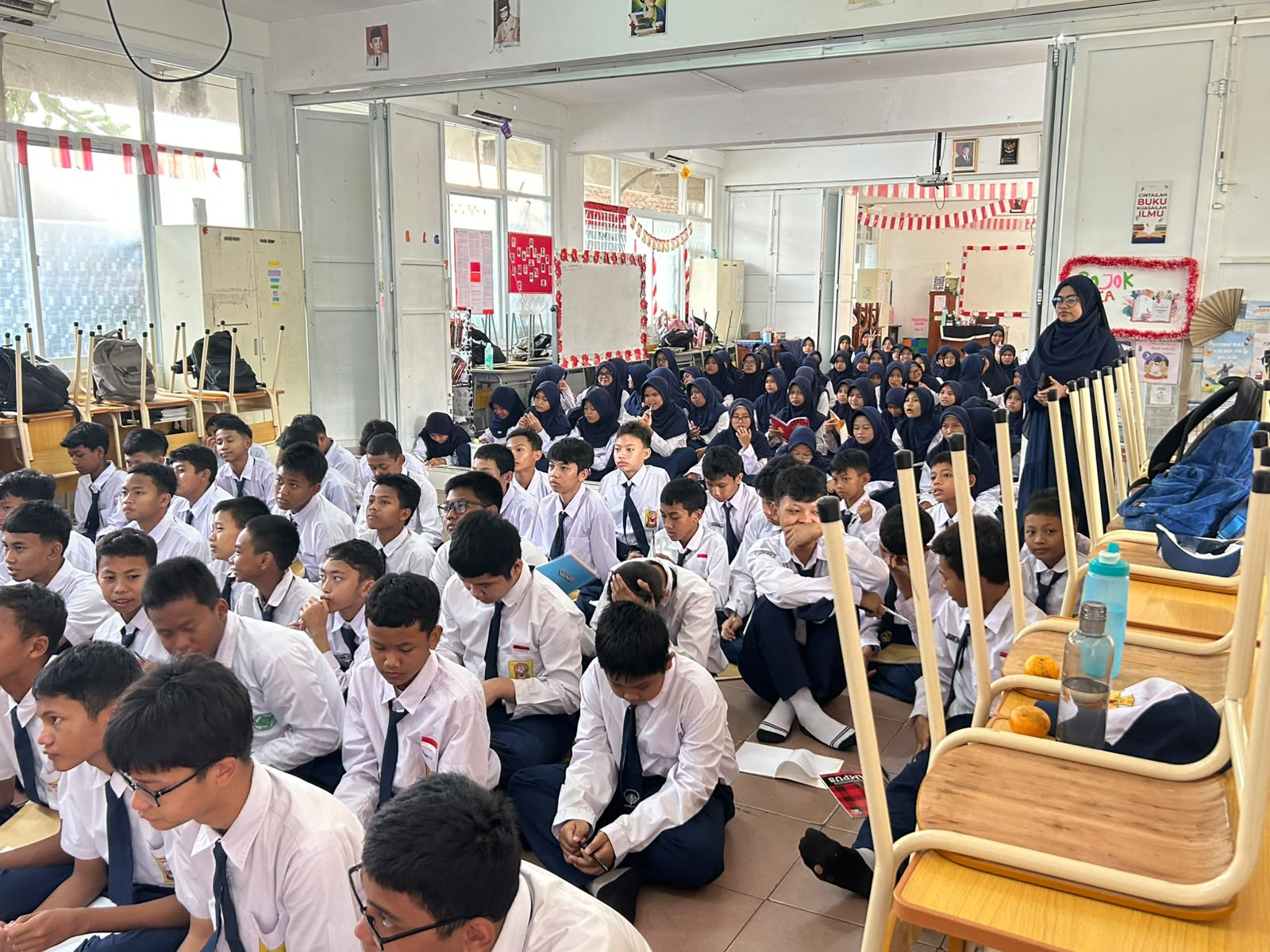 Polisi Sosialisasikan Dampak Bullying di SMP Al Irsyad Al Islamiyah Jakarta Utara