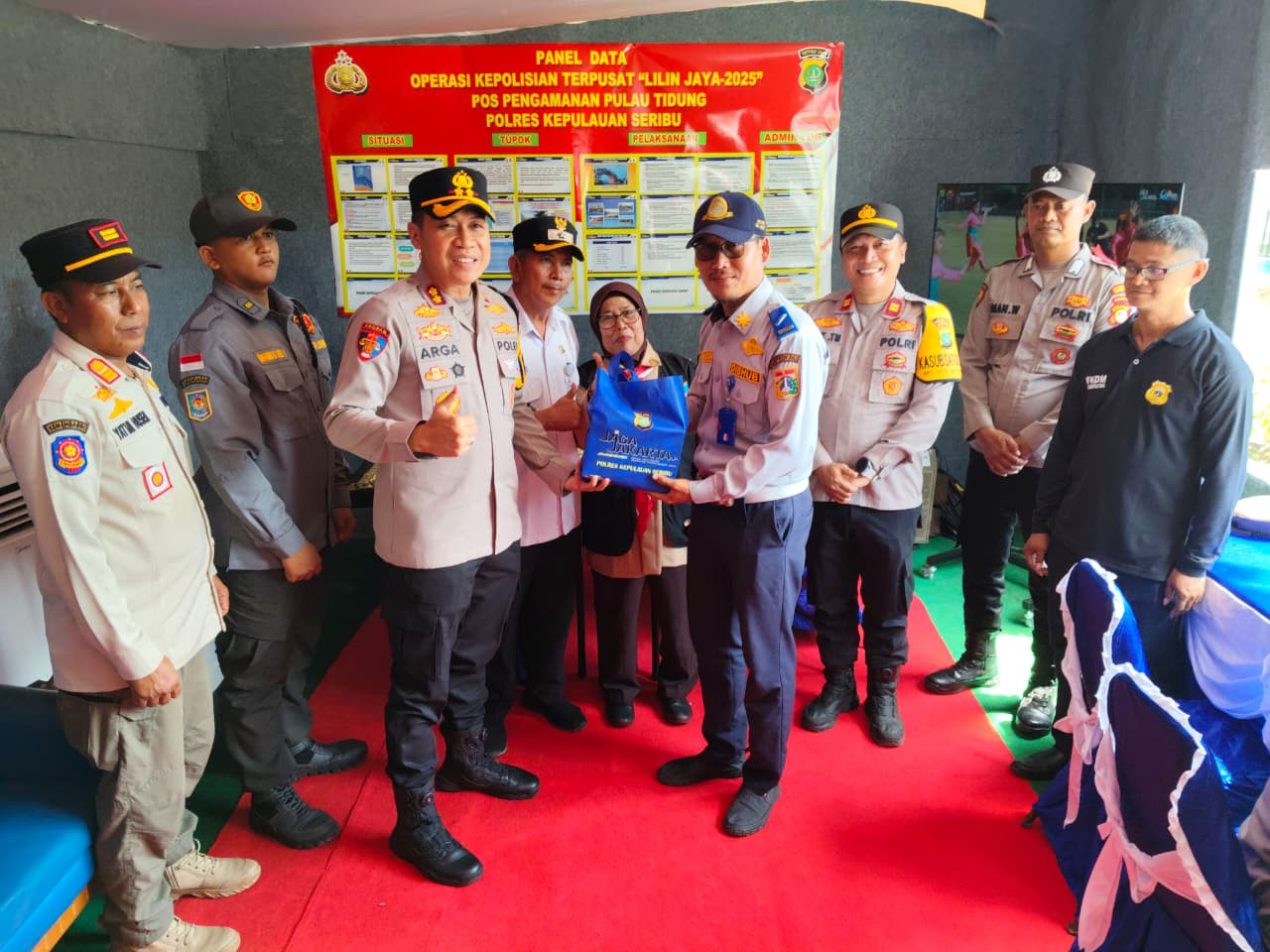 Polres Kepulauan Seribu Siap Amankan Nataru, Kapolres Tinjau Pospam di Lima Pulau