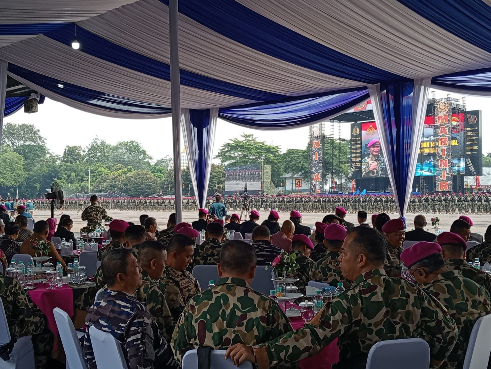 Komandan Lanal Bandung Hadiri Syukuran Validasi Organisasi Korps Marinir dan 14 Kodaeral di Cilandak