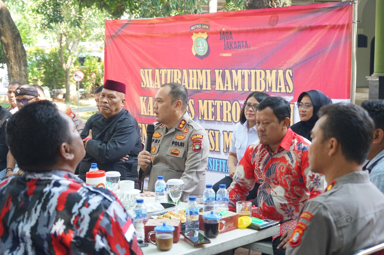 Polres Metro Bekasi Jalin Silahturahmi Kamtibmas Bersama Organisasi Masyarakat Untuk Perkuat Kondusifitas Wilayah