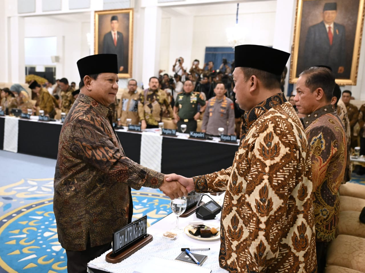 Panglima TNI Hadiri Rapat Kabinet Paripurna yang Dipimpin Presiden Prabowo