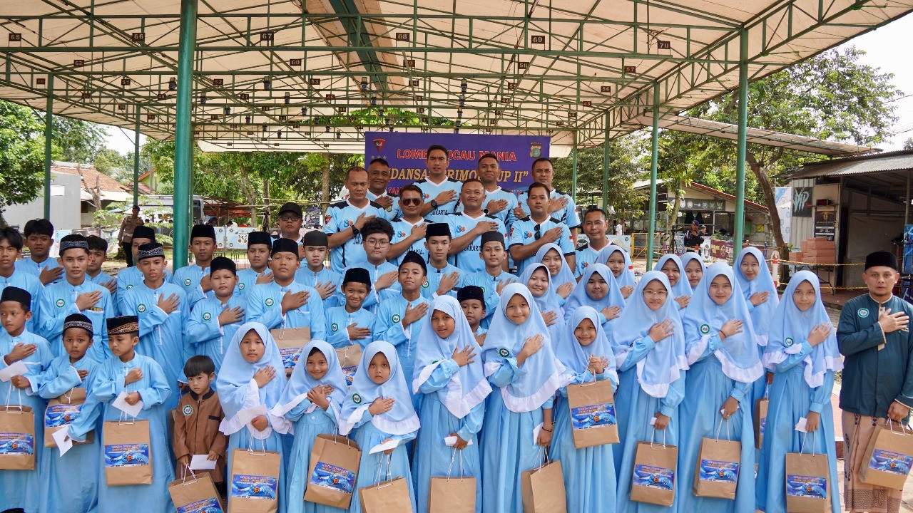 Lomba Kicau Mania dan Santunan Anak Yatim Brimob Polda Metro Jaya Warnai HUT ke-80 Korps Brimob Polri