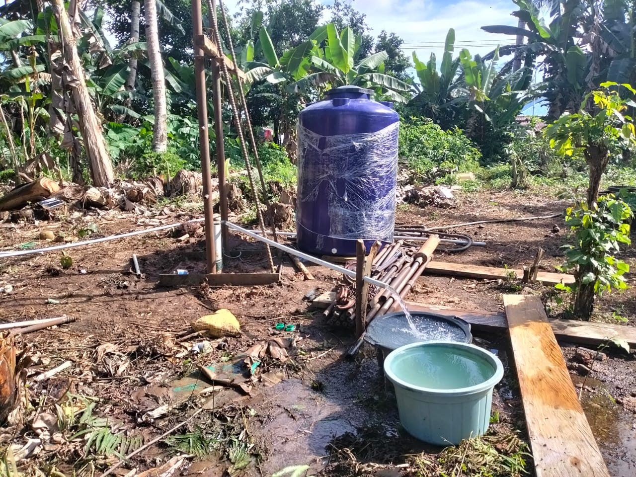 Satgas TMMD Ke-127 Kodim 1514/Morotai Temukan Sumber Air di Desa Falila