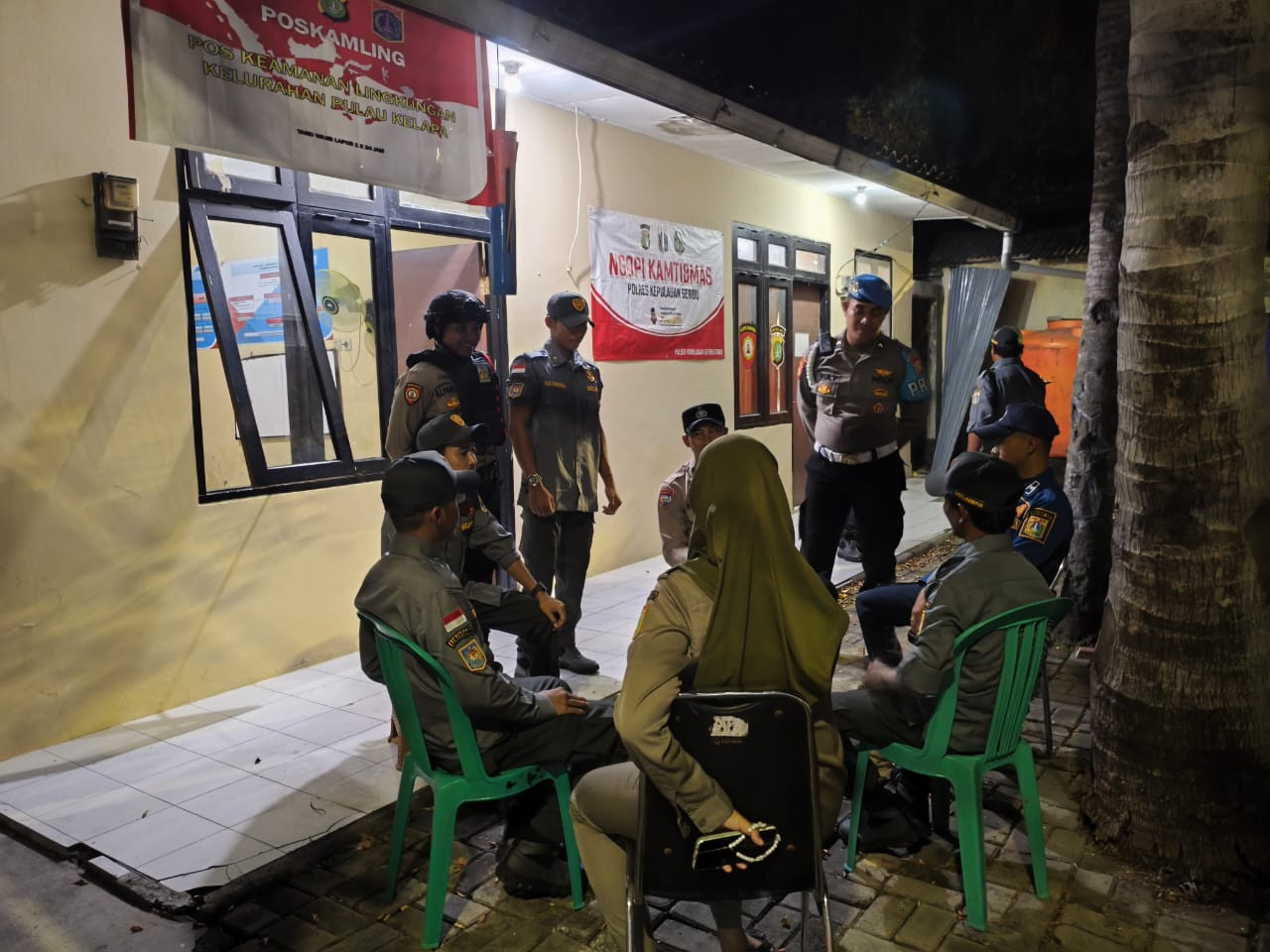 Polsek Kepulauan Seribu Utara Gelar Patroli dan Pemantauan Pos Kamling di Tiga Pulau, Pastikan Situasi Aman dan Kondusif