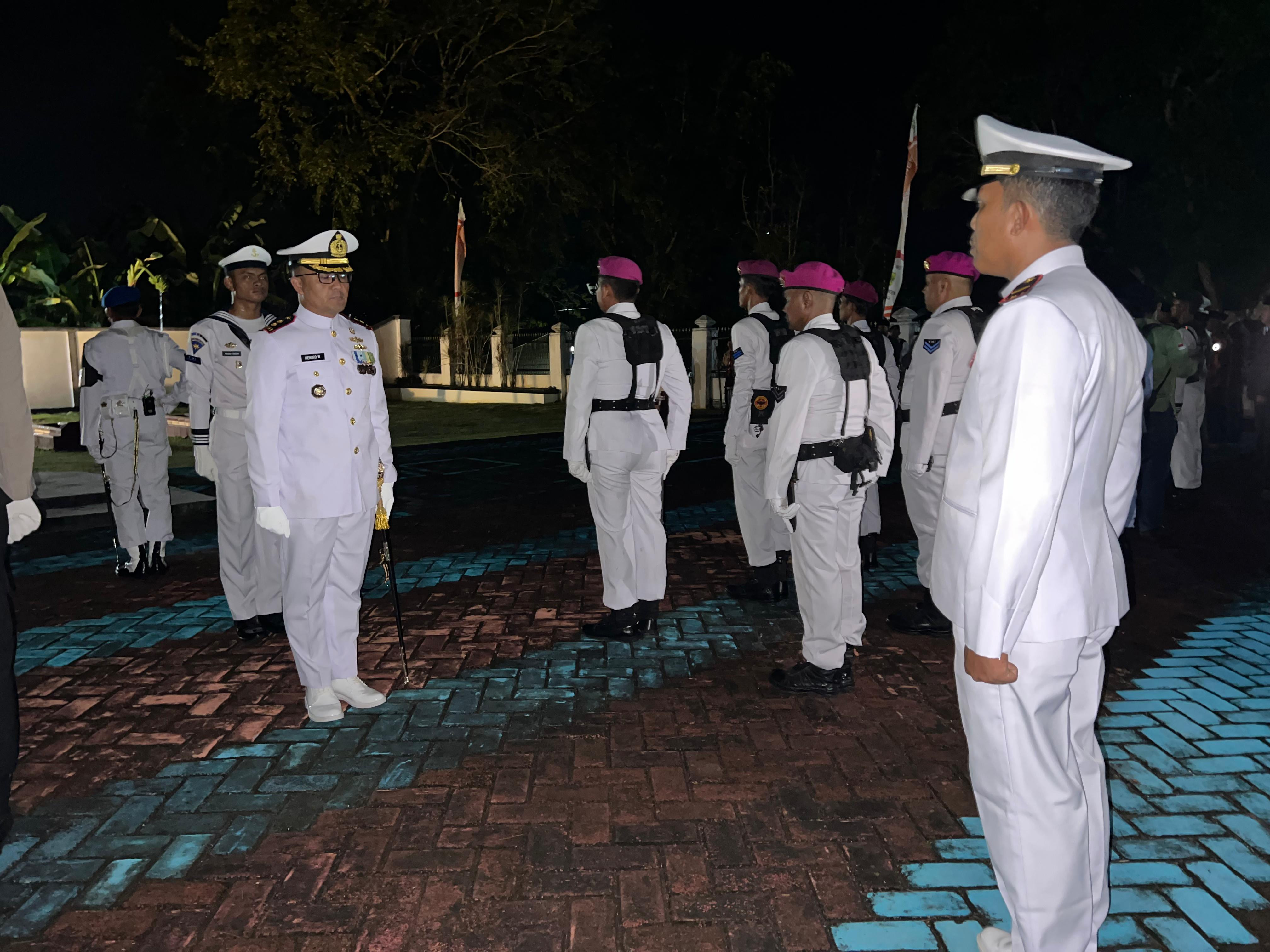 Komandan Pangkalan TNI AL Dabo Singkep Pimpin Upacara AKRS
