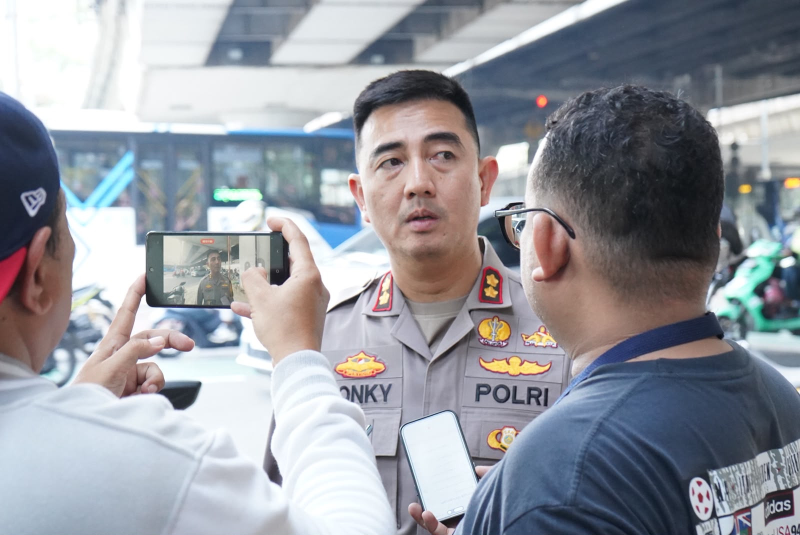 Wakapolres Metro Jakut Cek Kesiapan Personel di TL Coca-Cola, Antisipasi Massa Menuju Aksi di Monas