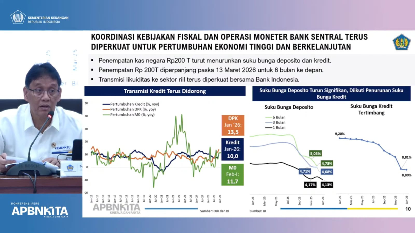 Menkeu Purbaya Targetkan Pertumbuhan Ekonomi 5,5-6 Persen di Kuartal I Tahun Ini