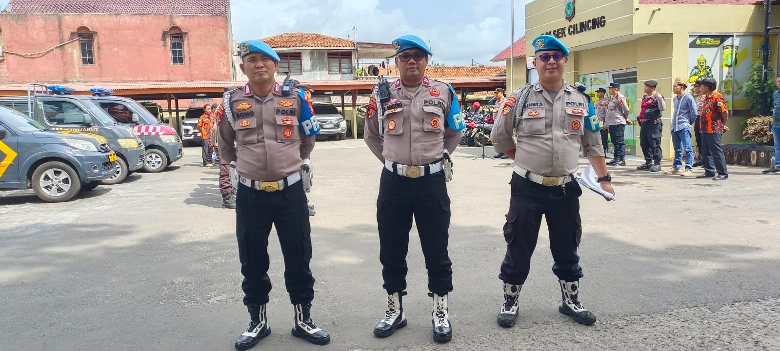 Polsek Cilincing Siagakan 48 Personel untuk Kawal Arus Massa Demo Menuju Jakarta Pusat