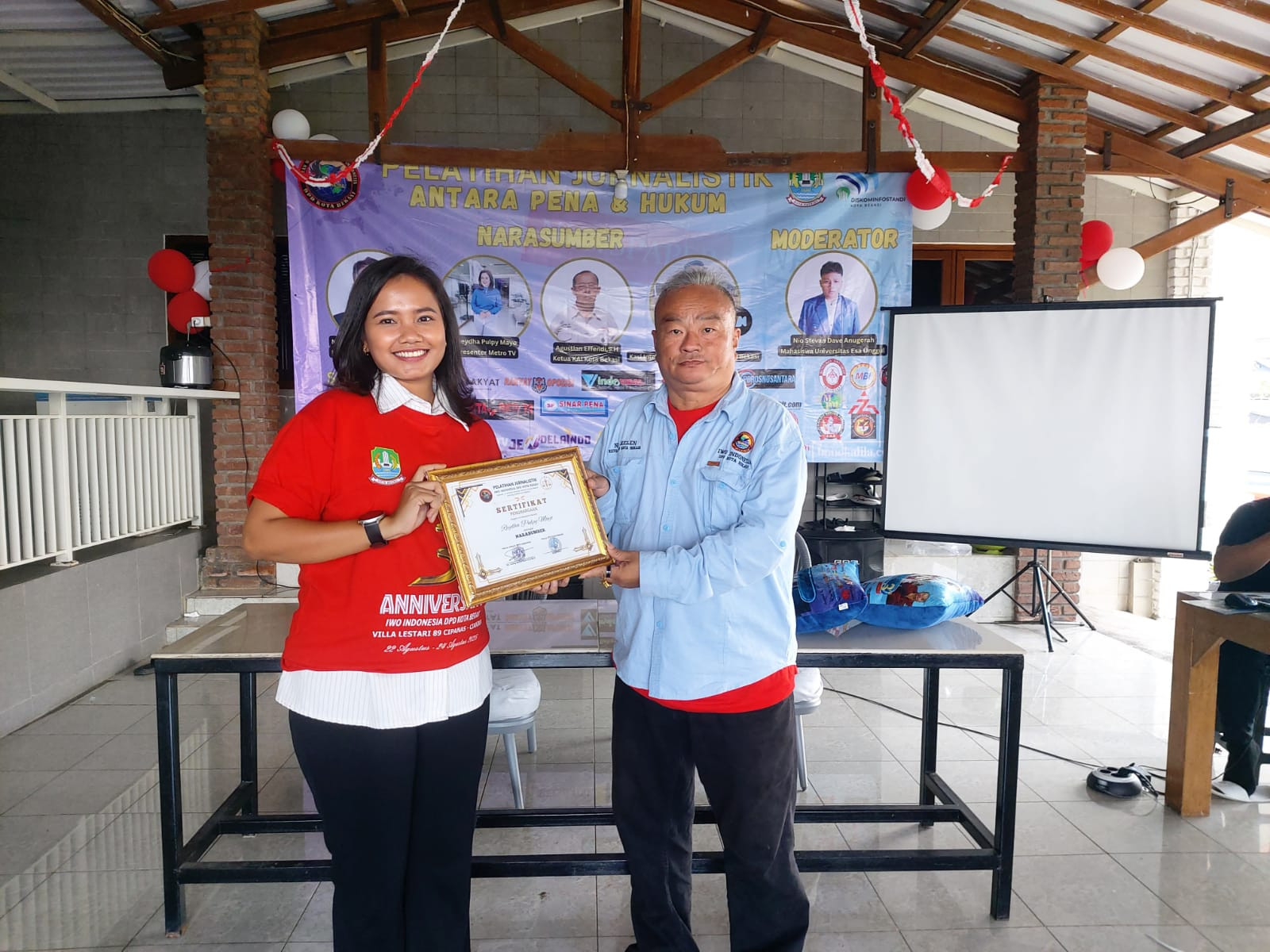 Aniversary ke-3, IWO Indonesia Kota Bekasi Gelar Pelatihan Jurnalistik di Cianjur