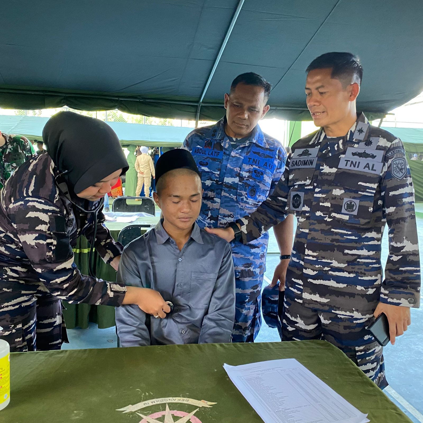 Komandan Lanal Sabang Hadiri Bakti Sosial Kesehatan Dalam Rangka HUT Ke-80 TNI