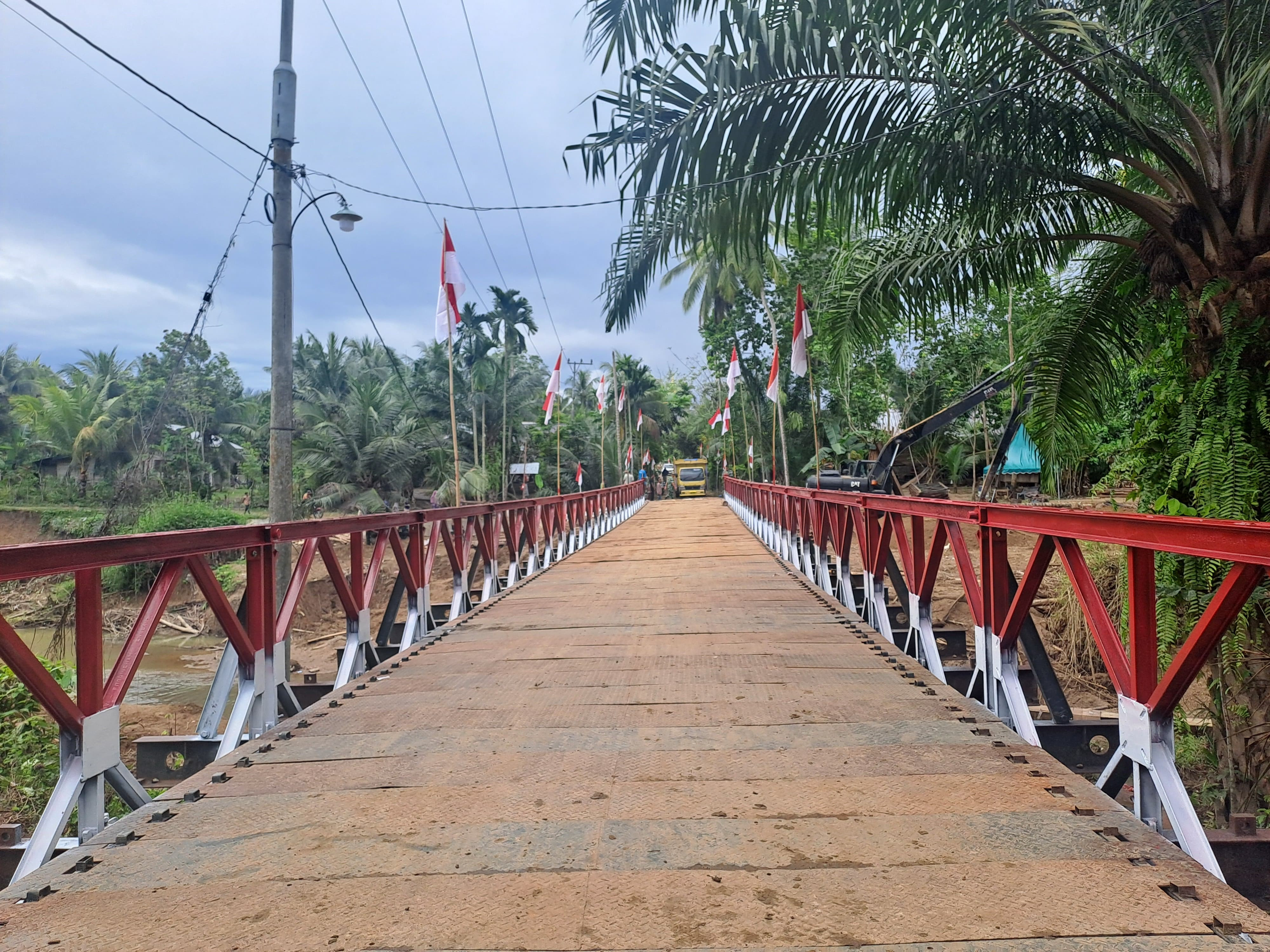 Jembatan Bailey Panton Nisam Rampung, Akses Warga Aceh Utara Kembali Terhubung