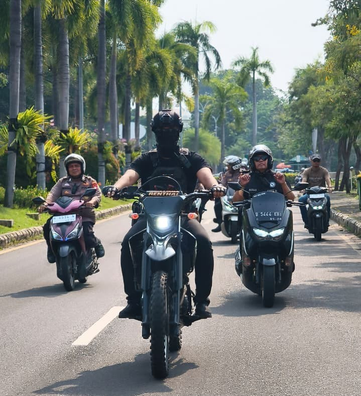 Jaga Jakarta dan Jaga Lingkungan, Polsek Pademangan Gelar Patroli Rutin