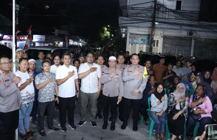 Ngopi Kamtibmas di Satkamling Muara Angke: Dirbinmas, Kapolres dan Pejabat Utama Polda Metro Jaya, Dengarkan Aspirasi Warga