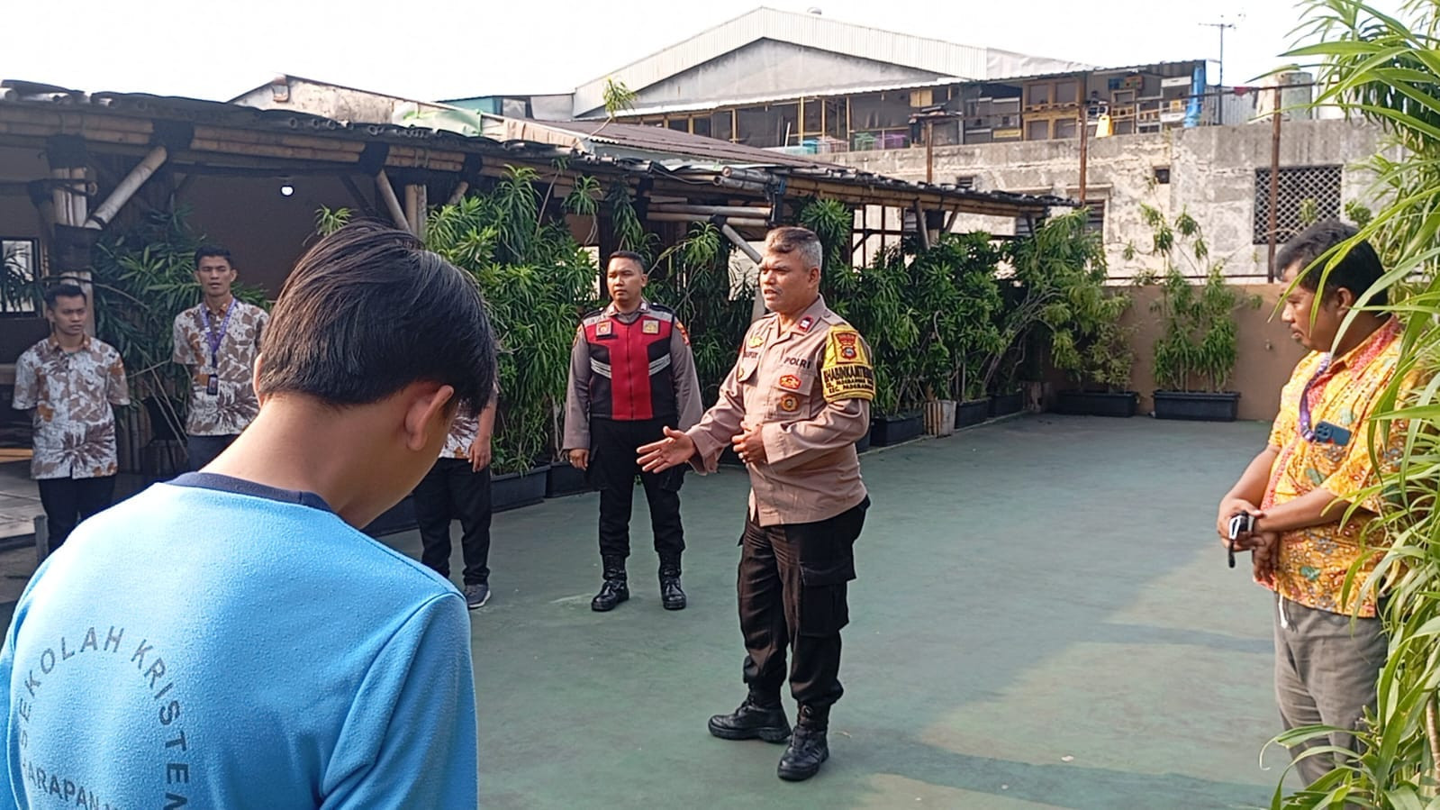Police Go to School, Polsek Pademangan Tanamkan Disiplin dan Kepemimpinan pada Siswa