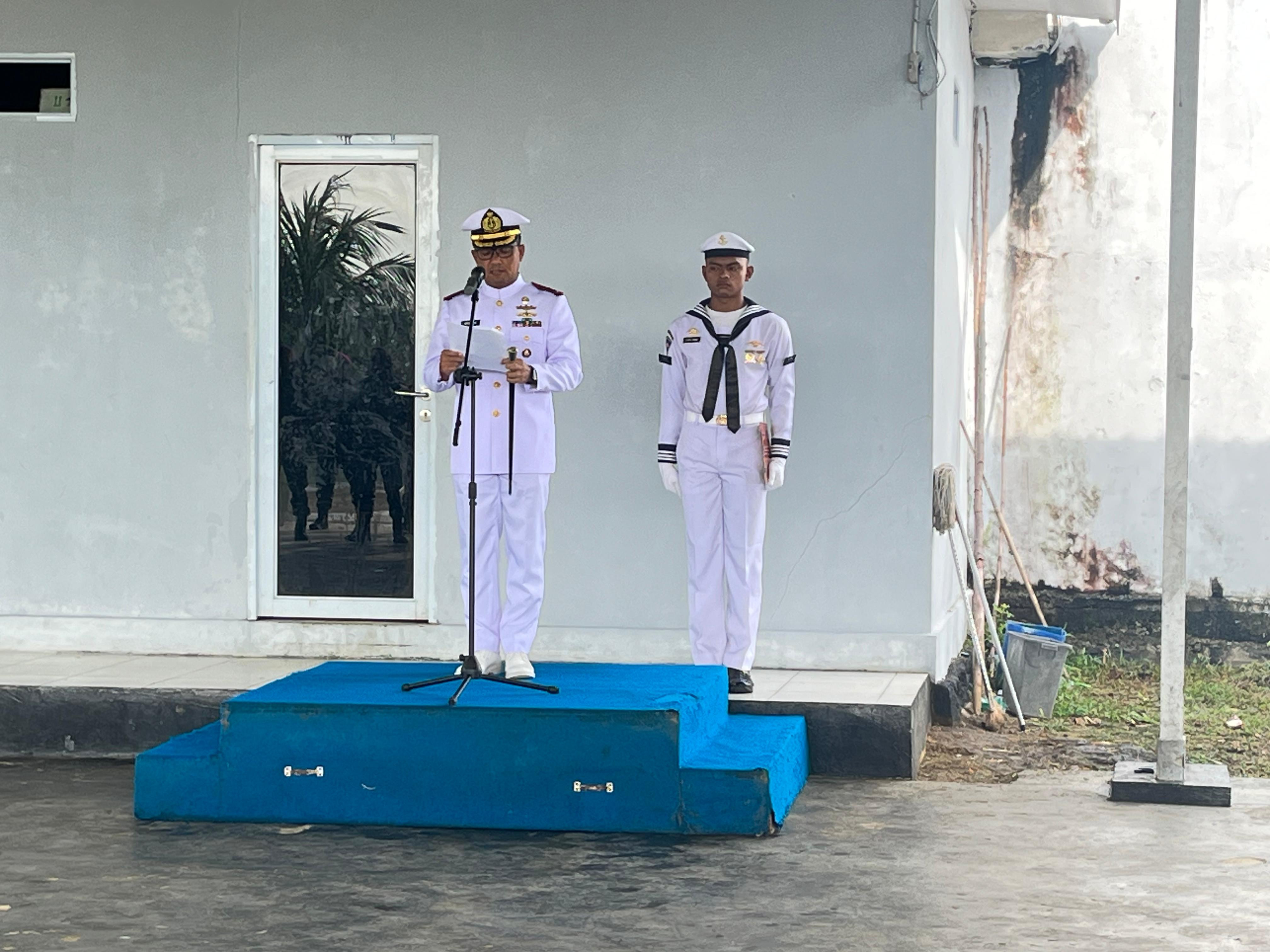 Lanal Dabo Singkep Selenggarakan Upacara Peringatan Hari Bela Negara Ke-77 Tahun 2025