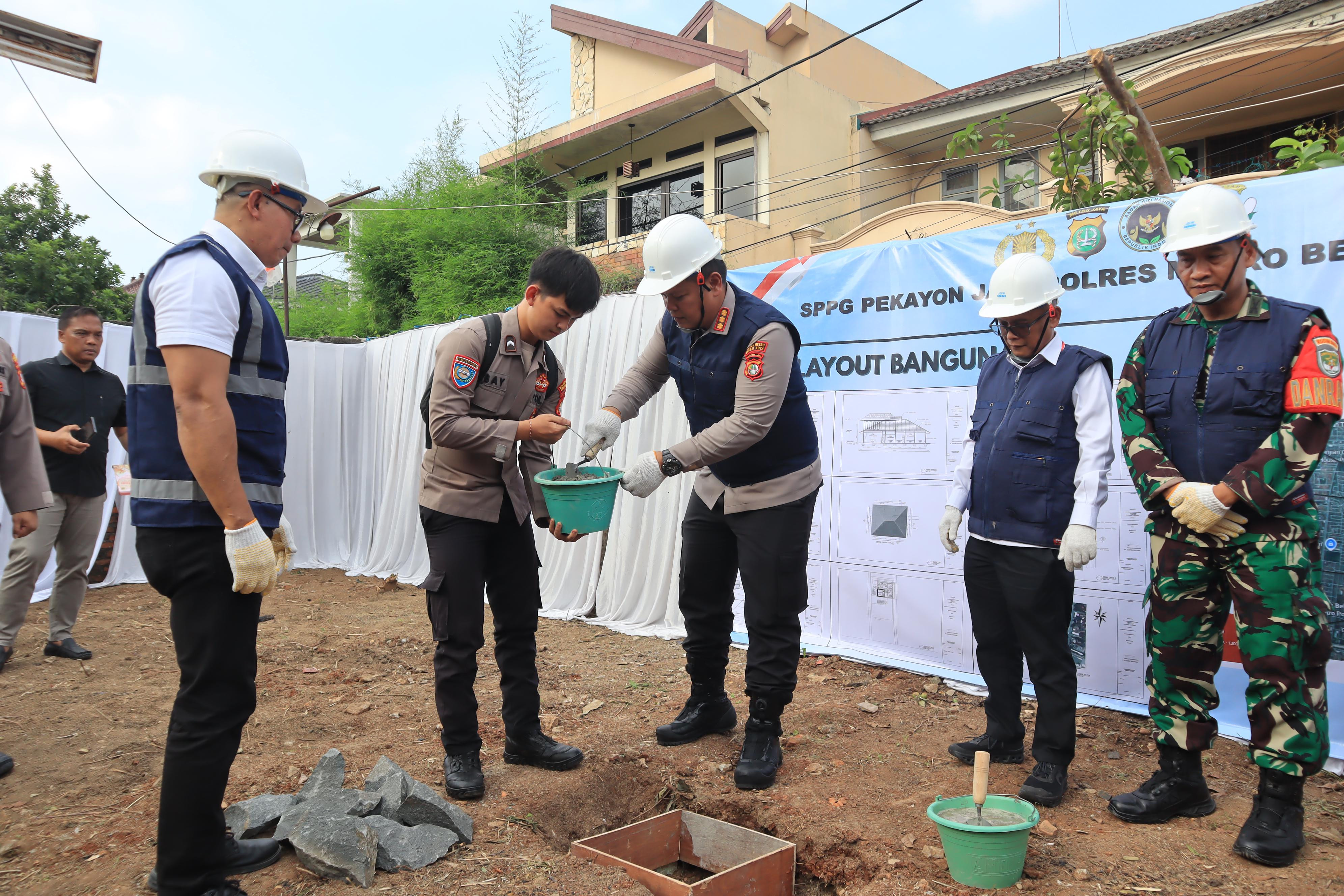 Polres Metro Bekasi Kota Bangun Gedung Satuan Pelayanan Pemenuhan Gizi (SPPG), Dukung Program Makan Bergizi Gratis