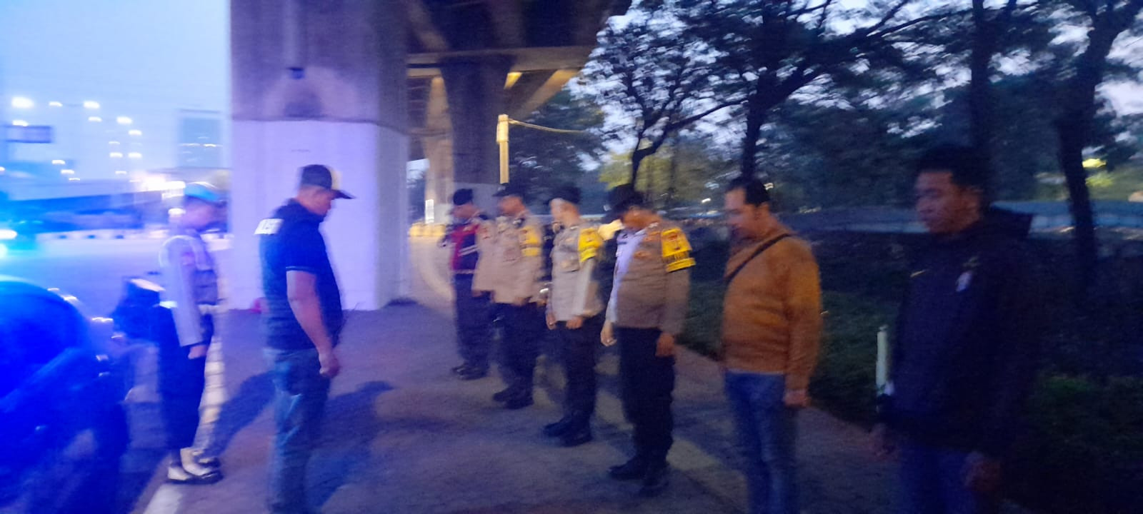 Polisi Lakukan Monitoring dan Pengamanan, Ratusan Ojol dari Jakarta Utara Berangkat Apel Kamtibmas di Monas