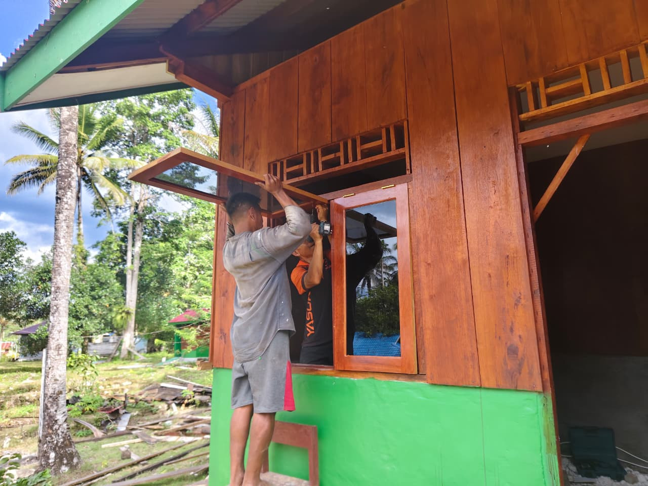 Rumah Type 36 TMMD Ke-129 Kodim 1807/Sorong Selatan Hampir Rampung, Wujud Nyata Kepedulian TNI Tingkatkan Kesejahteraan Warga