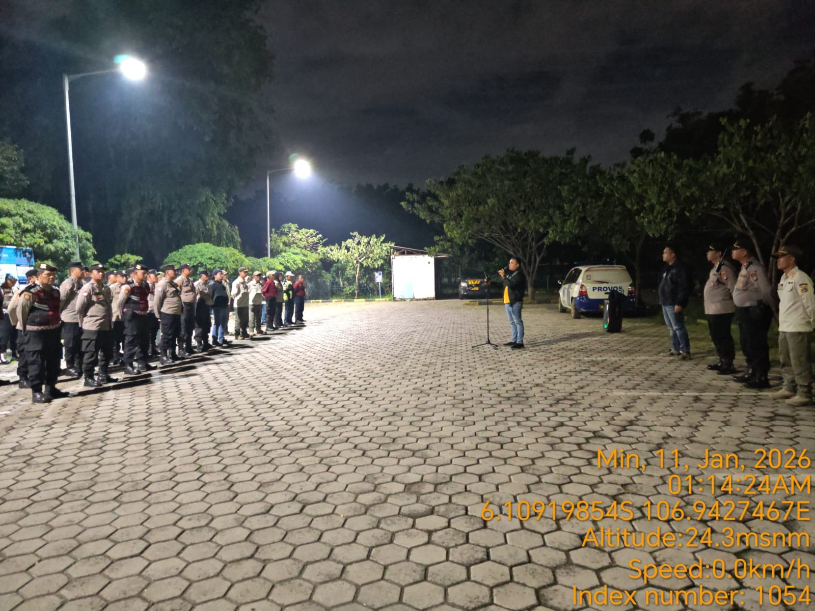 Kapolsek Cilincing Gelar Apel KRYD, Antisipasi Tawuran dan Kejahatan Jalanan