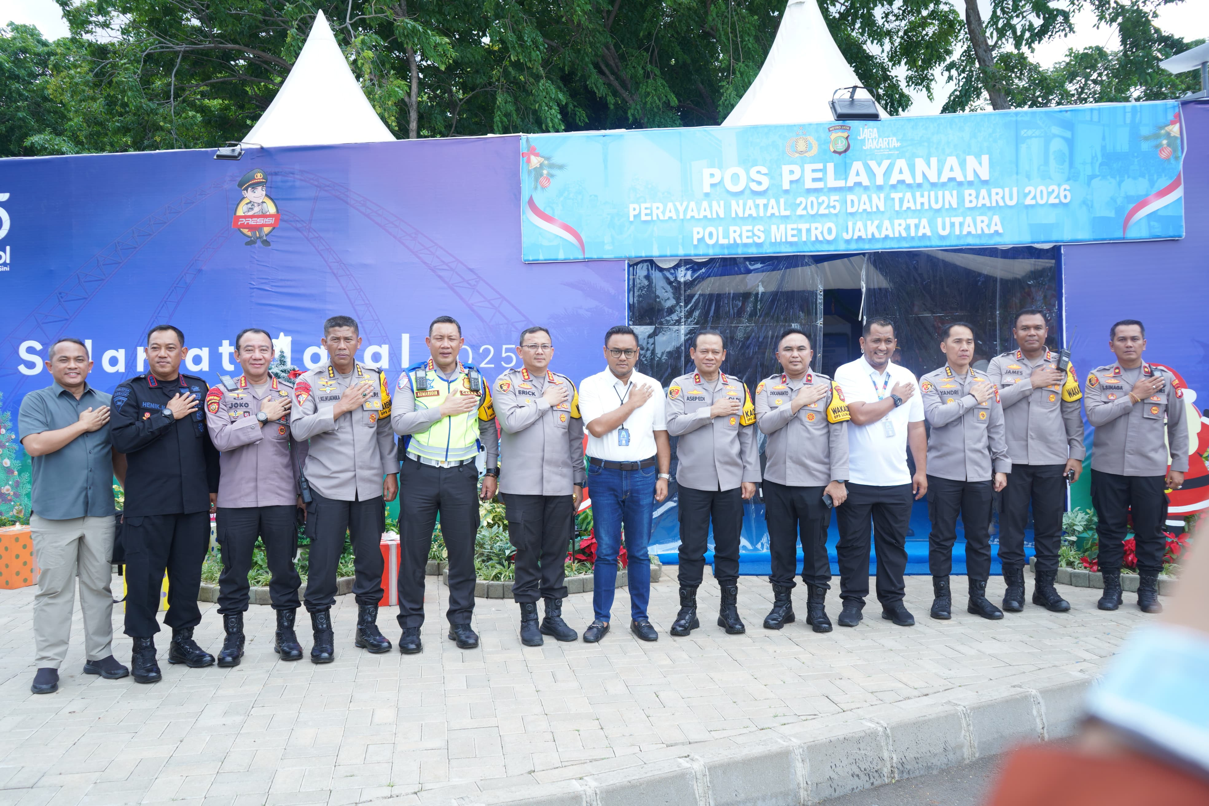 Kapolda Metro Jaya Cek Kesiapan Pengamanan Libur Akhir Tahun di Ancol