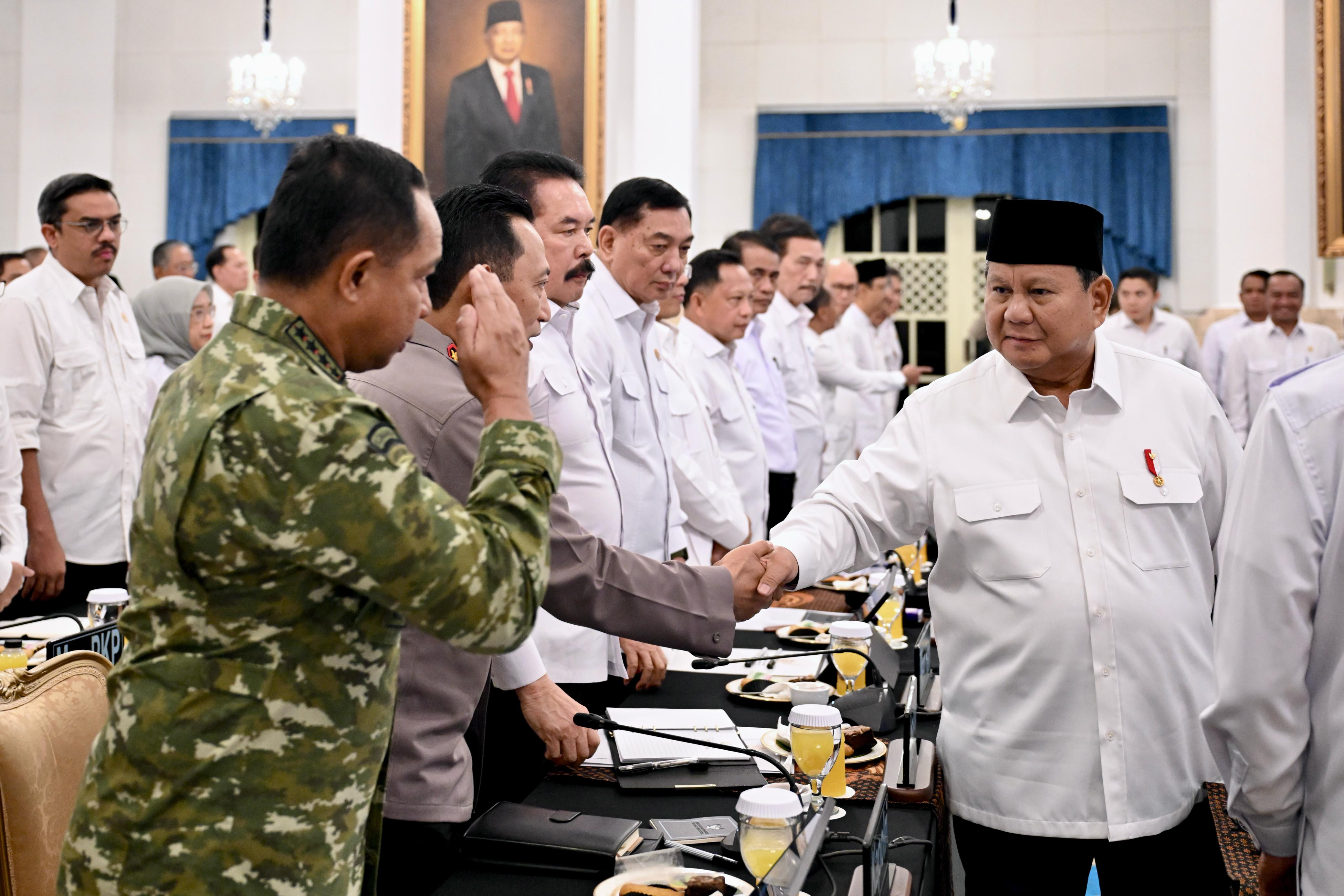 Panglima TNI Hadiri Sidang Kabinet Paripurna Dipimpin Presiden RI