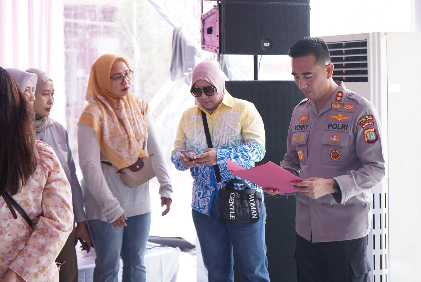 Wakapolres Metro Jakut Pengecekan Kesiapan Renovasi SD Kemala Bhayangkari 1 Rorotan