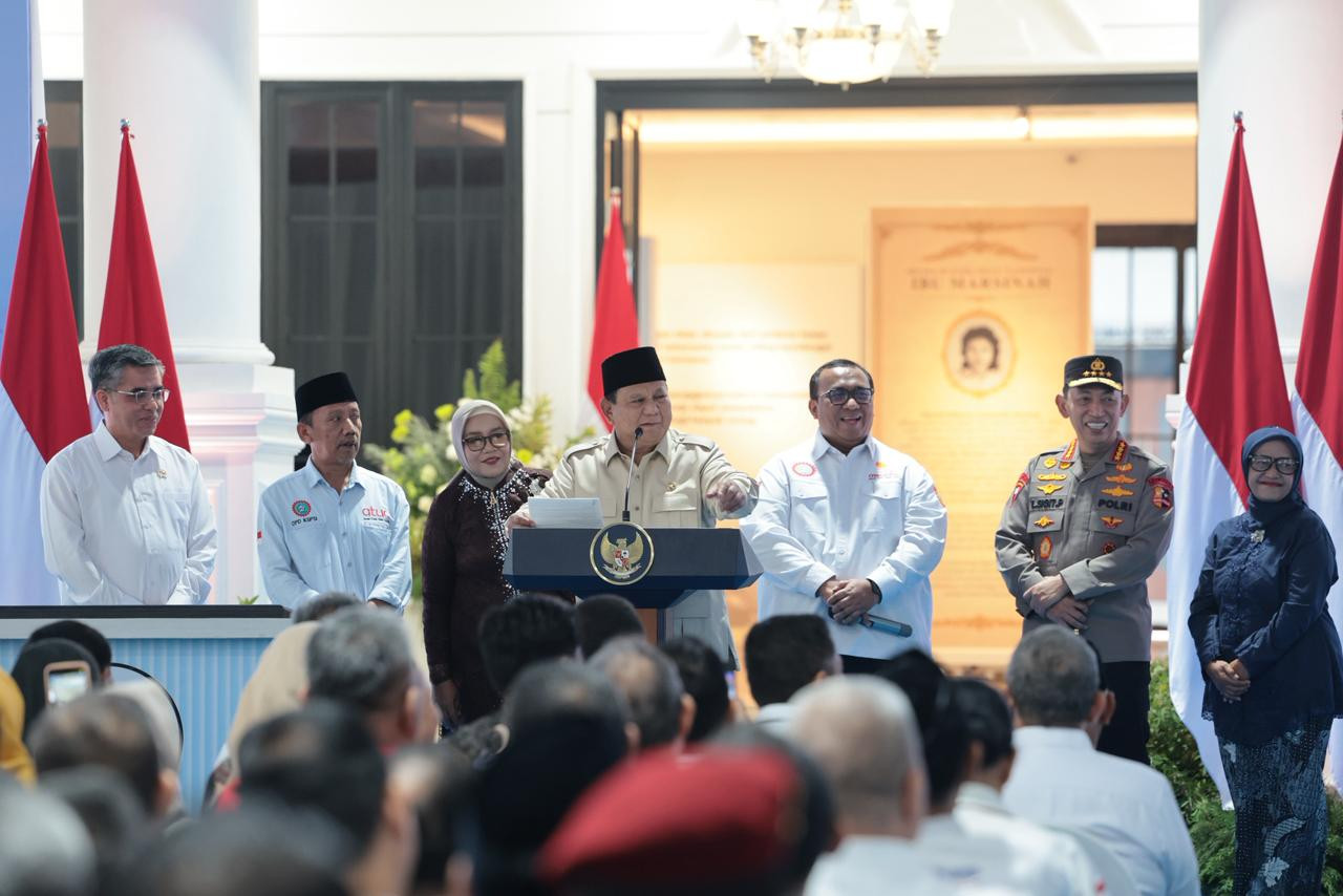 Prabowo ‘Spill’ Ilmu Komandan untuk TNI-Polri yang Guyub dan Berkinerja Baik