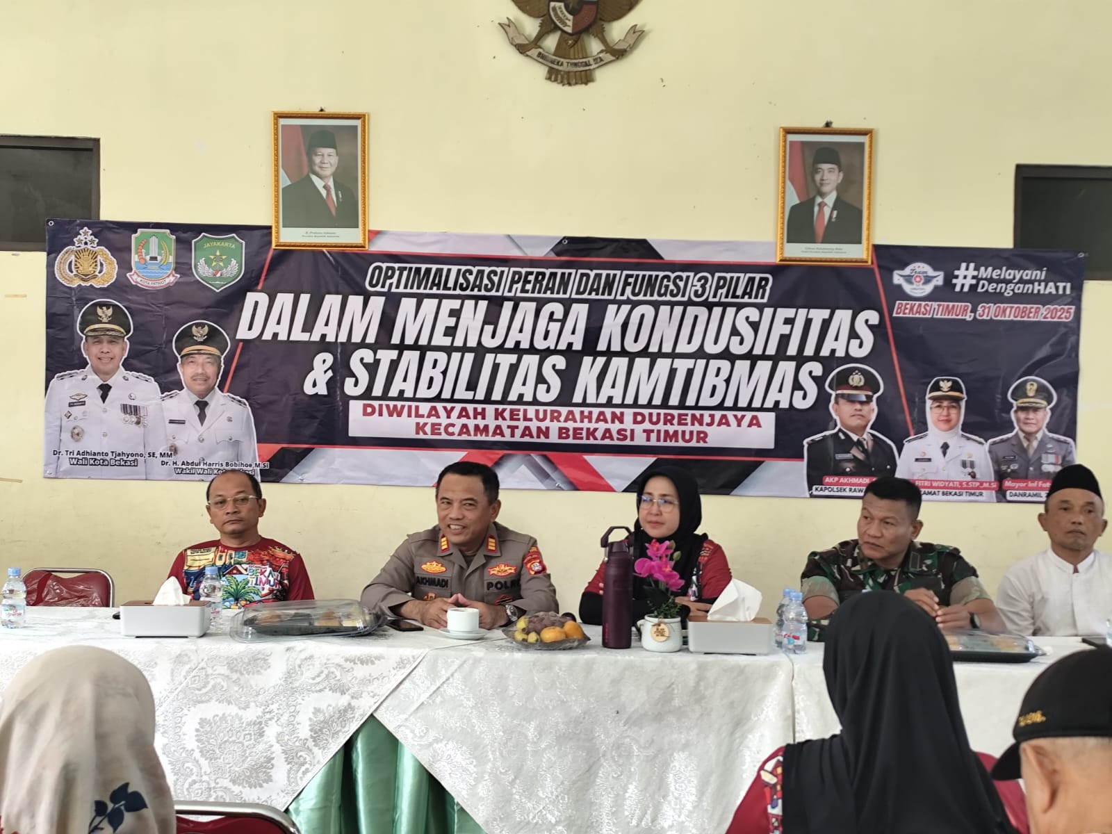 Sinergi Tiga Pilar Wujudkan Kamtibmas Kondusif di Bekasi Timur
