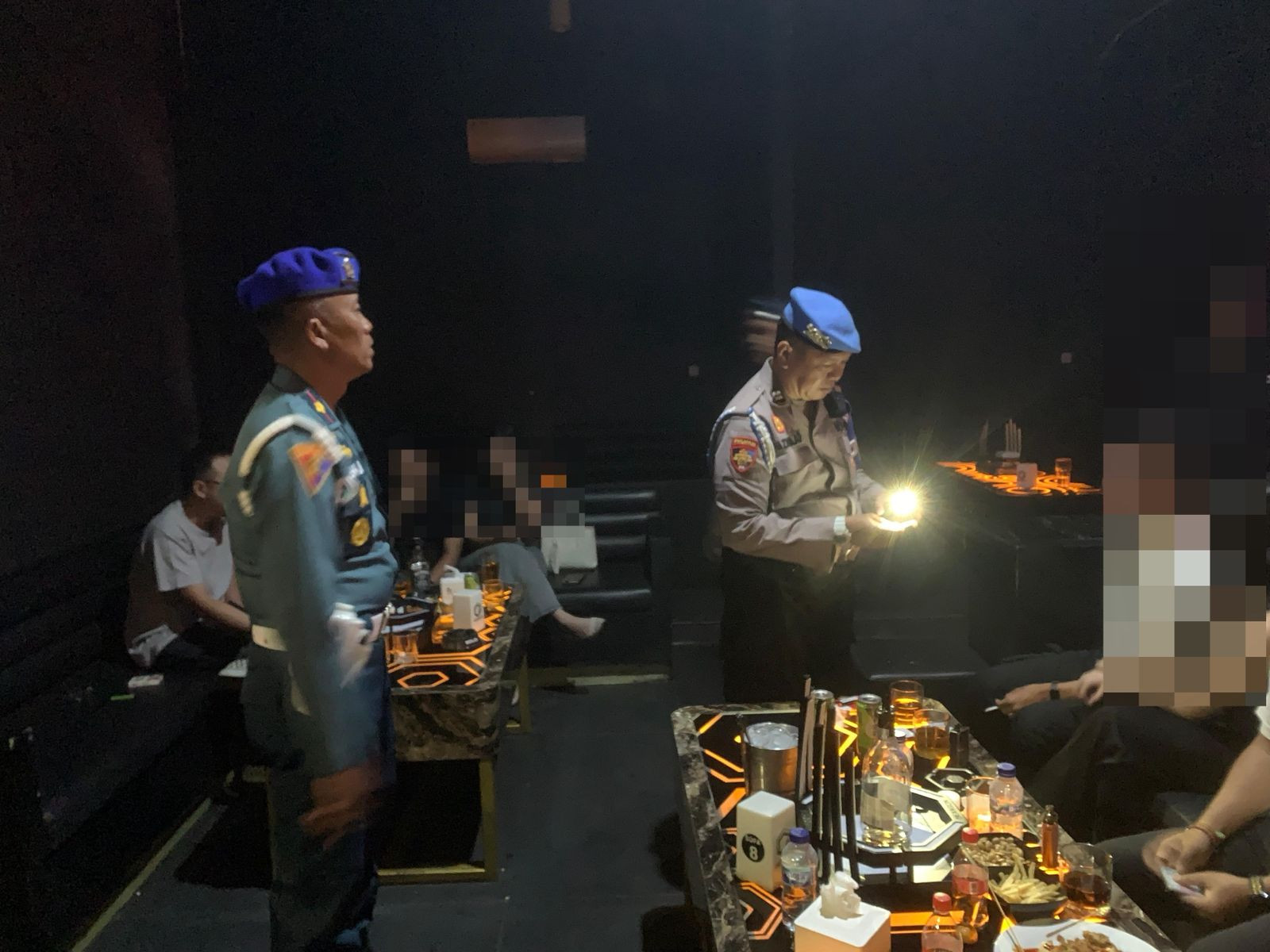 Sambut HUT Ke-80 TNI Tahun 2025, Denpom Lanal Banjarmasin Gelar Ops Gaktiblin THM di Kota Banjarmasin