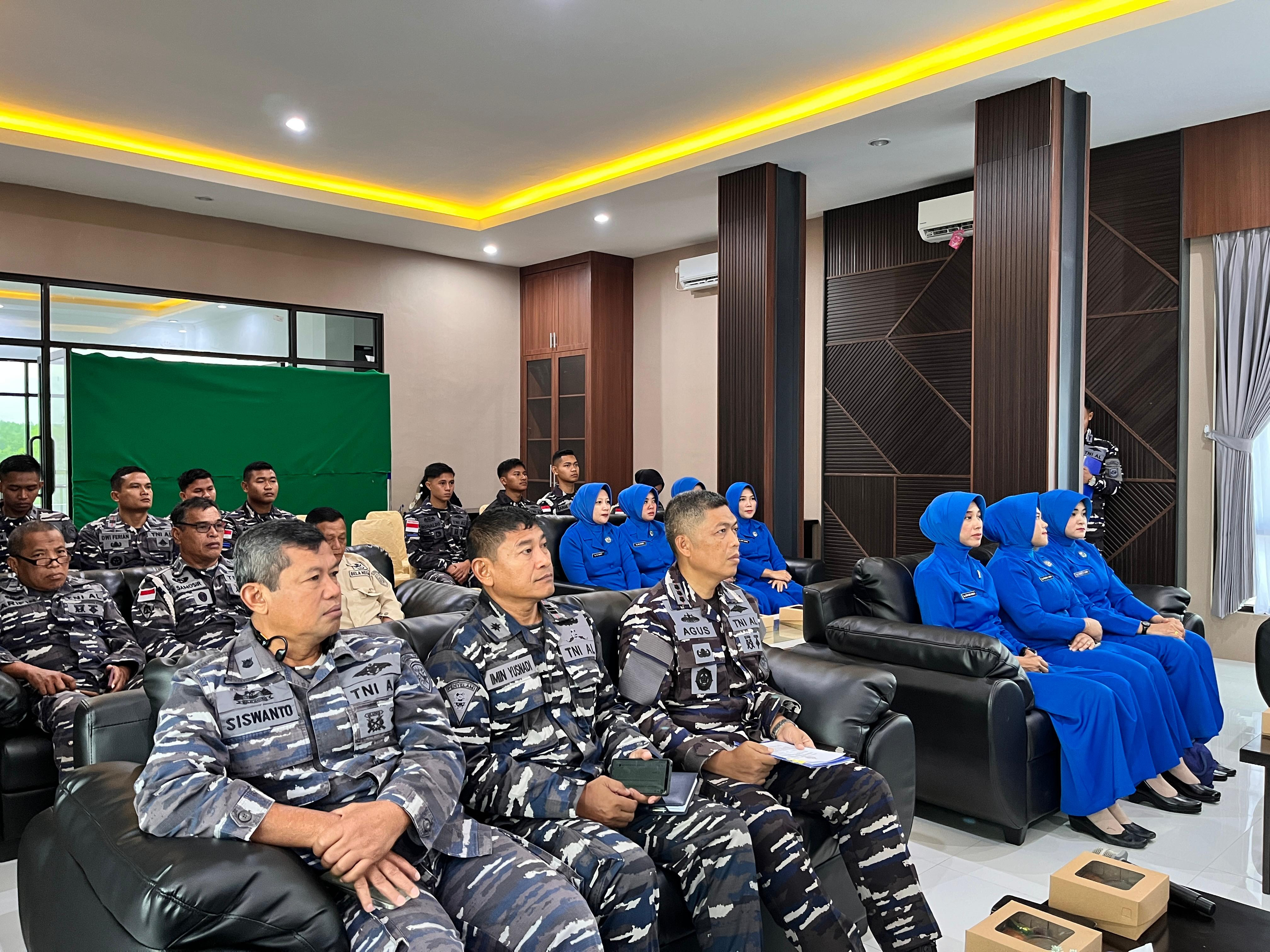 Peningkatan Kesadaran Hukum Oleh Prajurit Lanal Bintan Yang Disampaikan Dari Diskumal