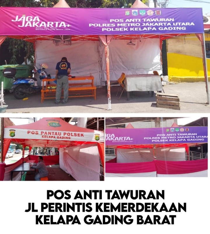 Polsek Kelapa Gading Dirikan Pos Anti Tawuran, Cegah Konflik Warga dan Remaja