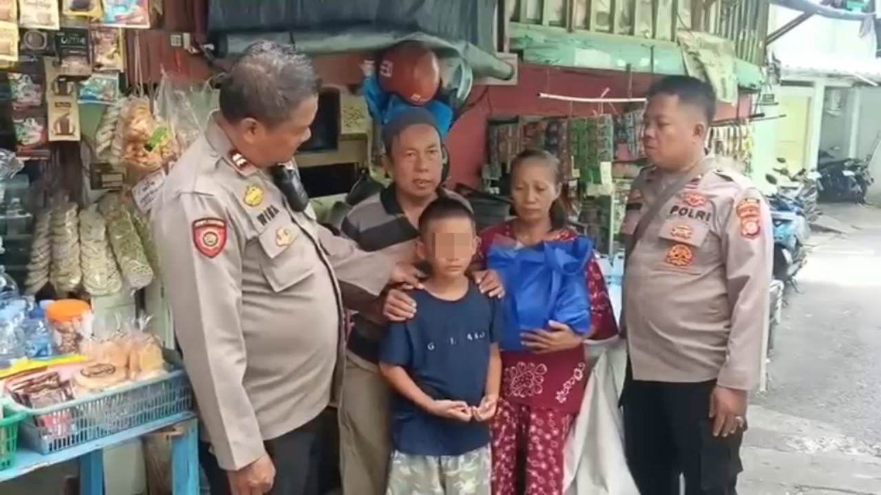 Anak Selamat Berkat Polisi, Orang Tua: Kami Sangat Berterima Kasih
