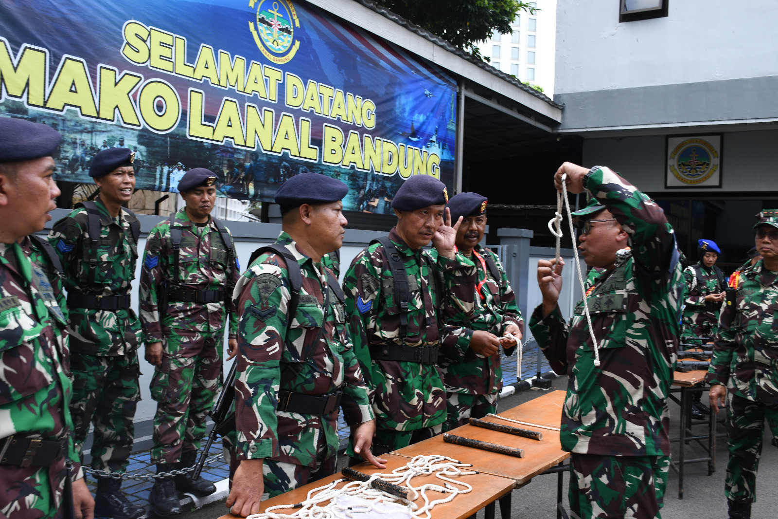 Lanal Bandung Laksanakan Uji Terampil Glagaspur Tingkat P1 dan P2 TA. 2025