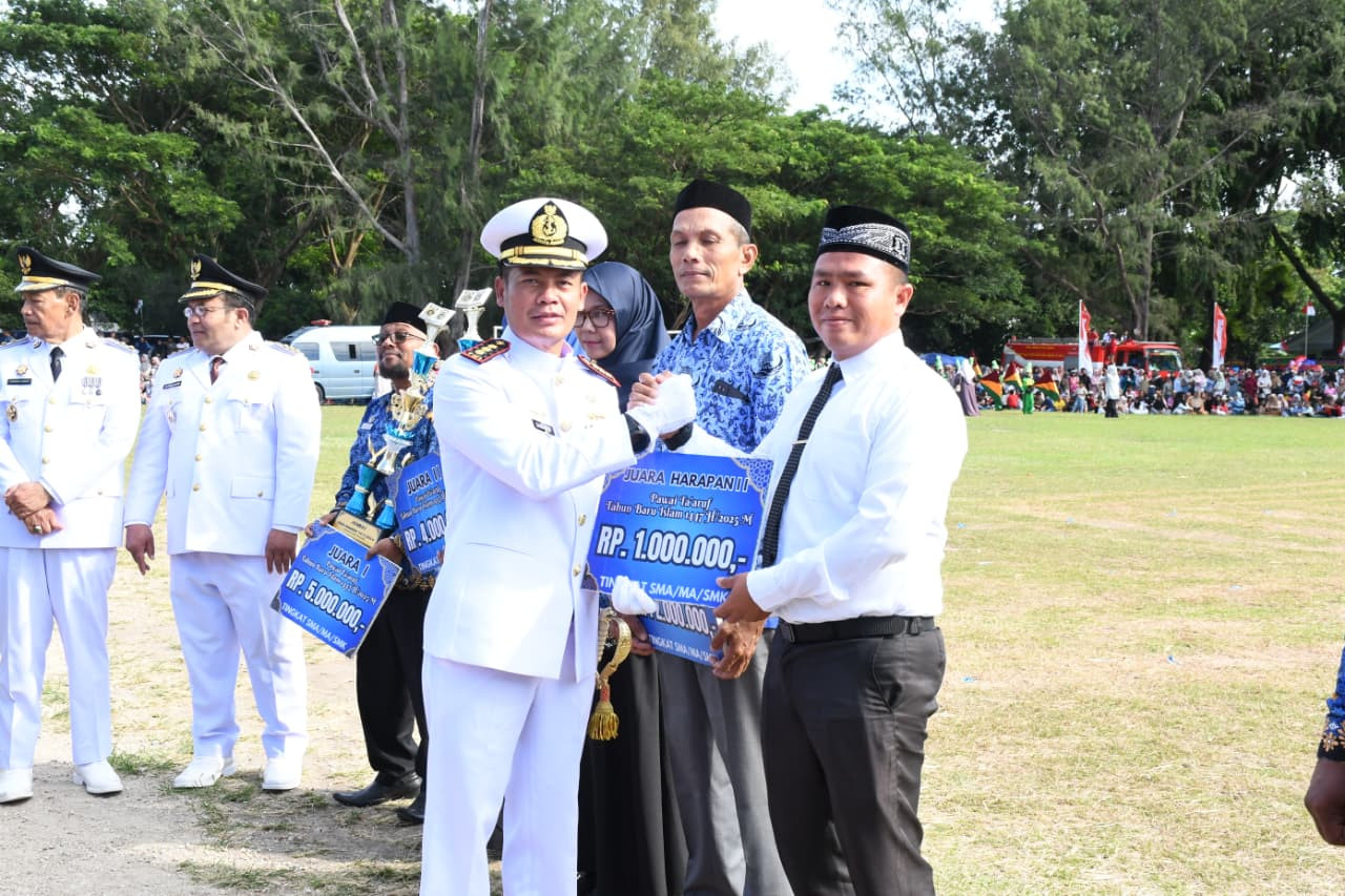 Komandan Lanal Sabang Hadiri Upacara HUT Ke-80 RI