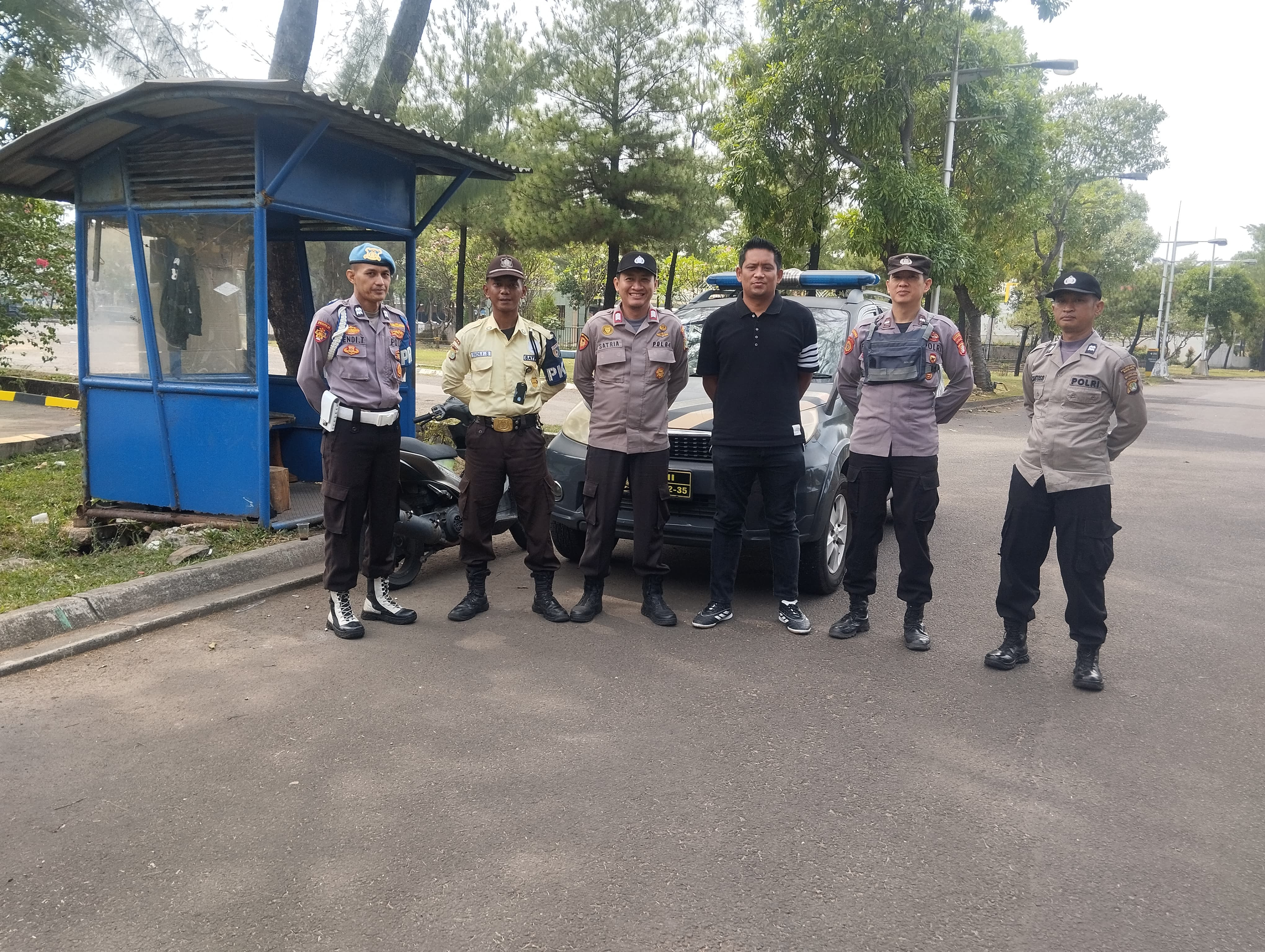 Polsek Medansatria Gelar Patroli Siang untuk Antisipasi Gangguan Keamanan