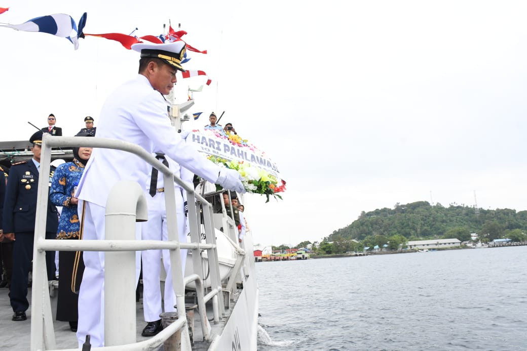 Danlanal Sabang Hadiri Upacara Peringatan Hari Pahlawan Nasional Tahun 2025