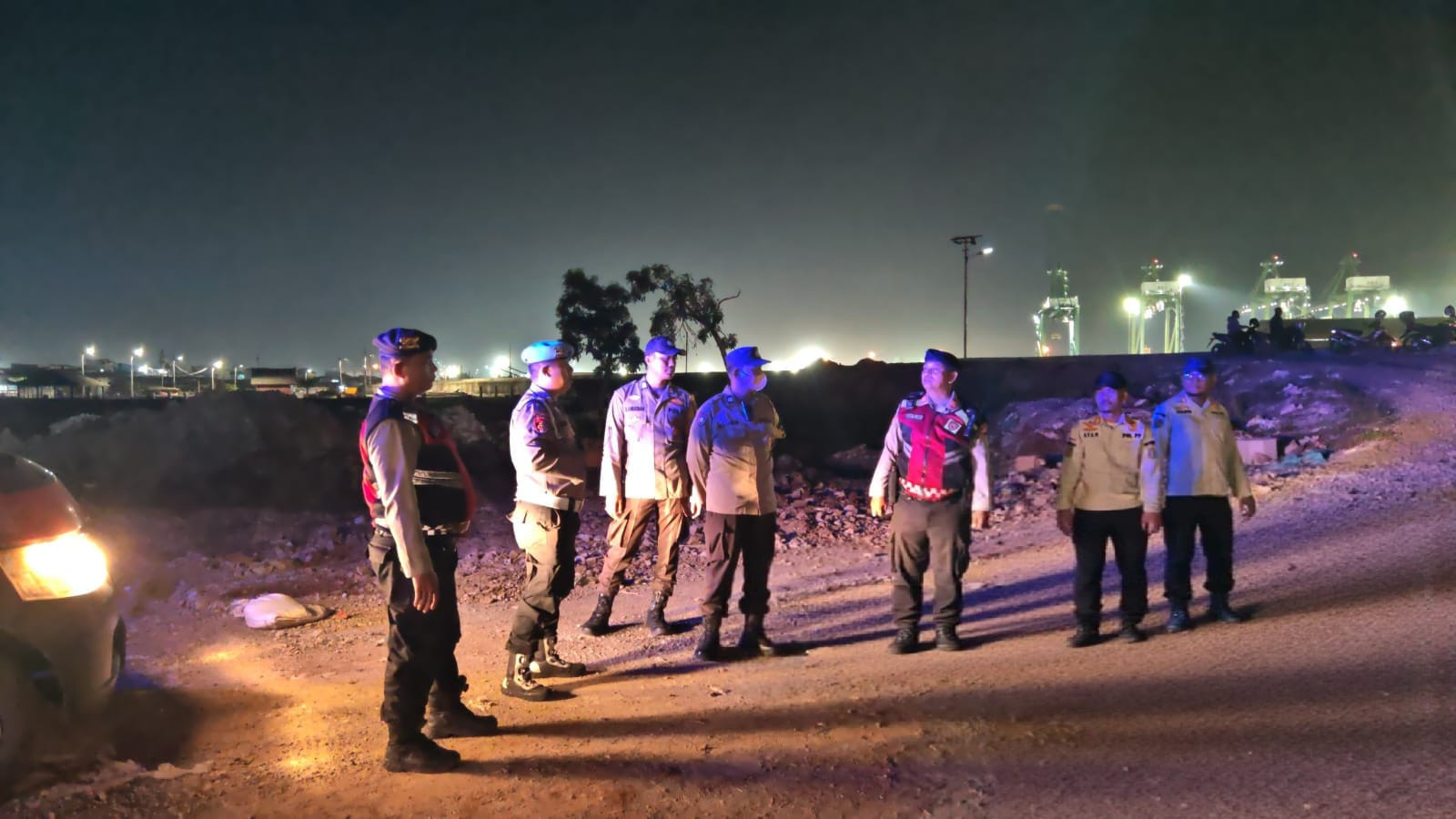 Perkuat Keamanan Wilayah, Tiga Pilar Cilincing Gelar Apel KRYD dan Patroli Malam