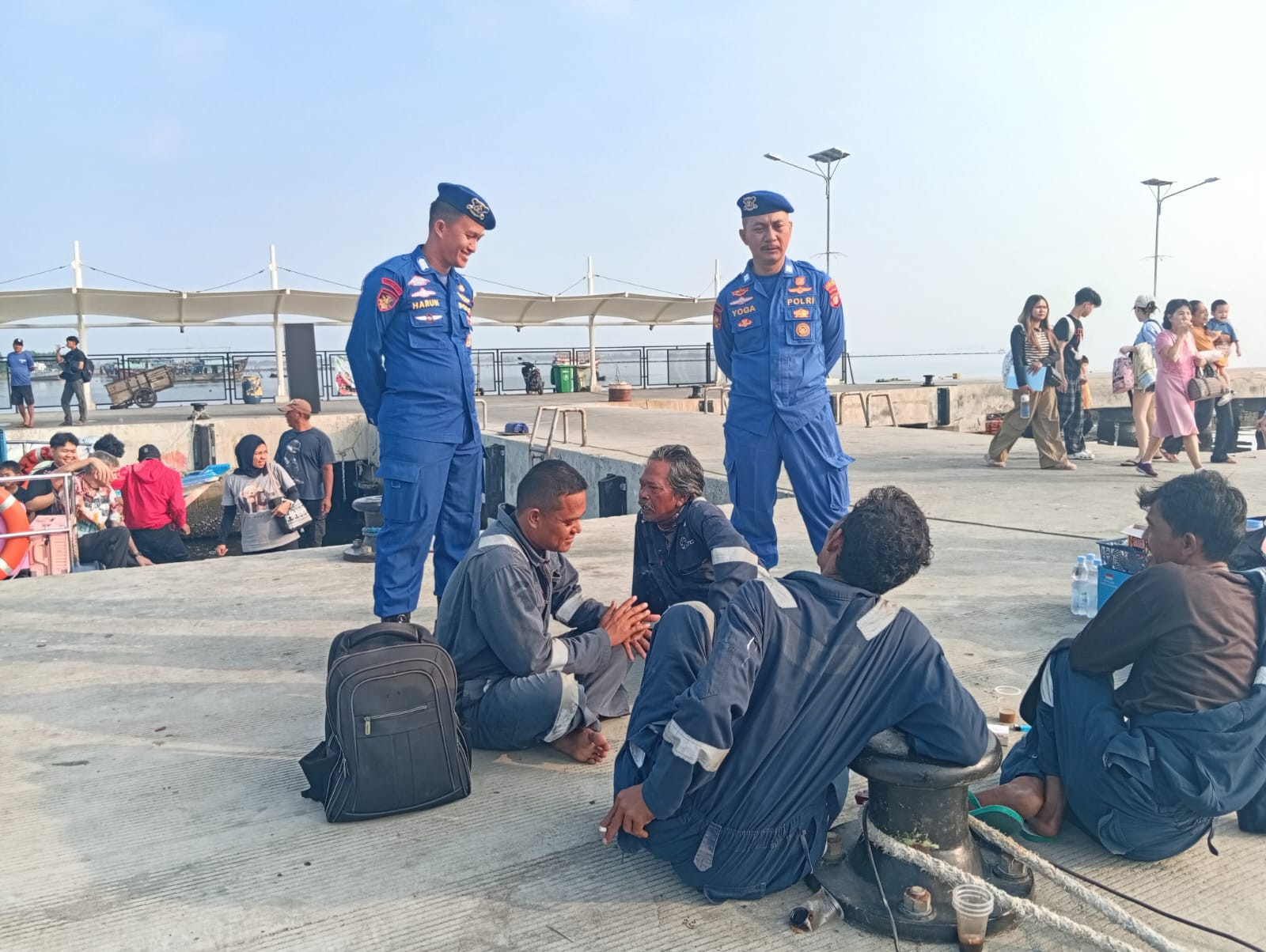 Satpolairud Polres Kepulauan Seribu Gelar Jakarta On The Spot, Ajak Wisatawan Utamakan Keselamatan dan Manfaatkan Layanan Polisi 110