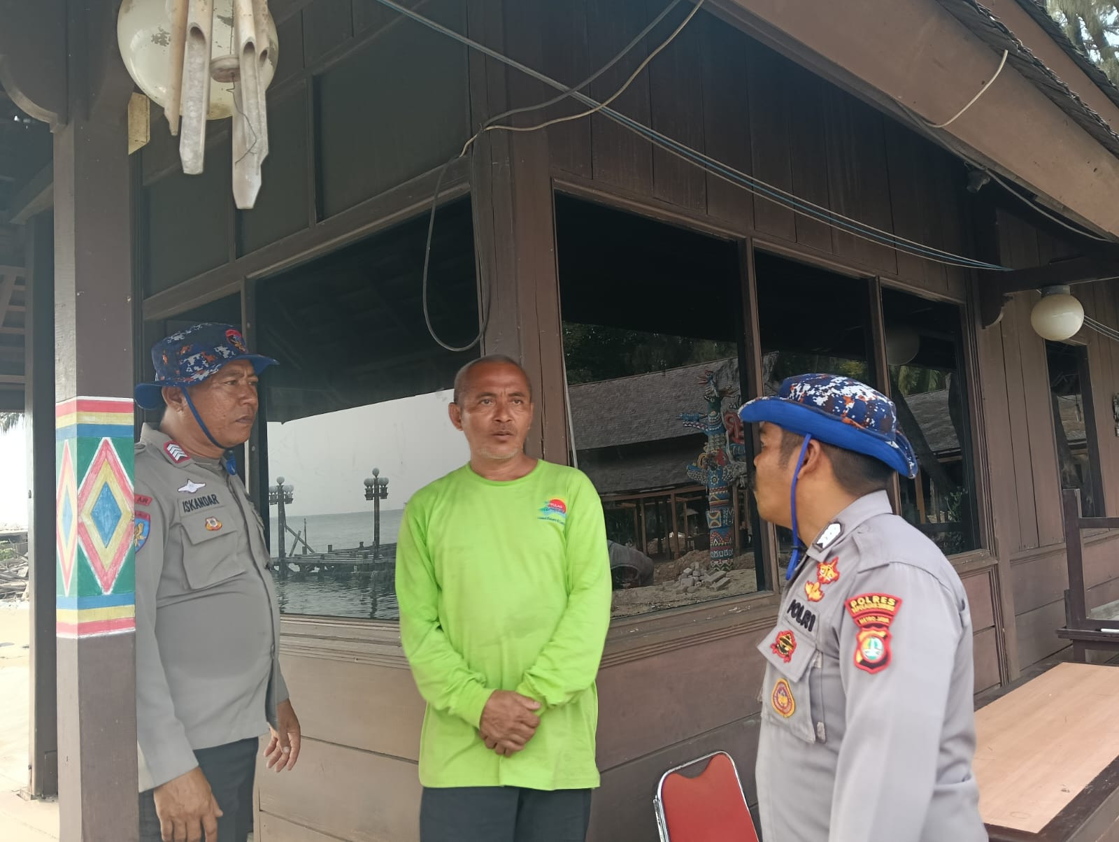 Satpolairud Polres Kepulauan Seribu Patroli Laut, Antisipasi Perompak dan Sosialisasi Call Center 110