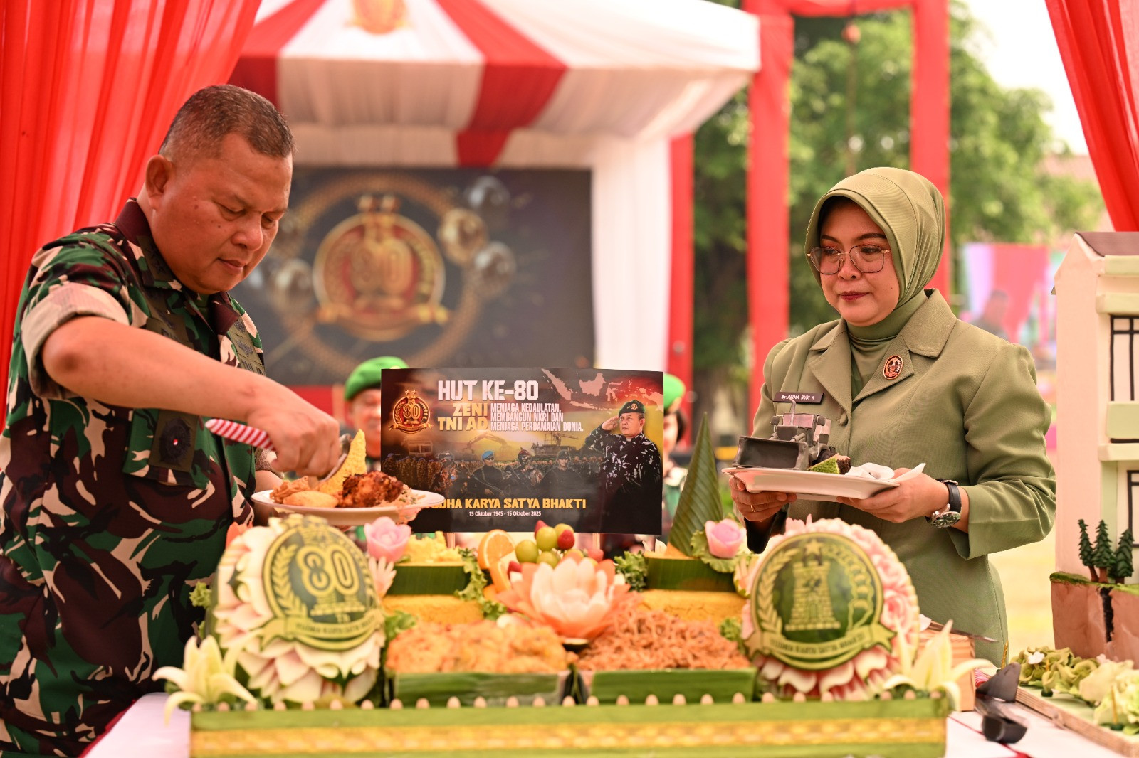 HUT Ke-80 Zeni TNI AD Siap Jaga Kedaulatan, Bangun NKRI, dan Dukung Perdamaian Dunia