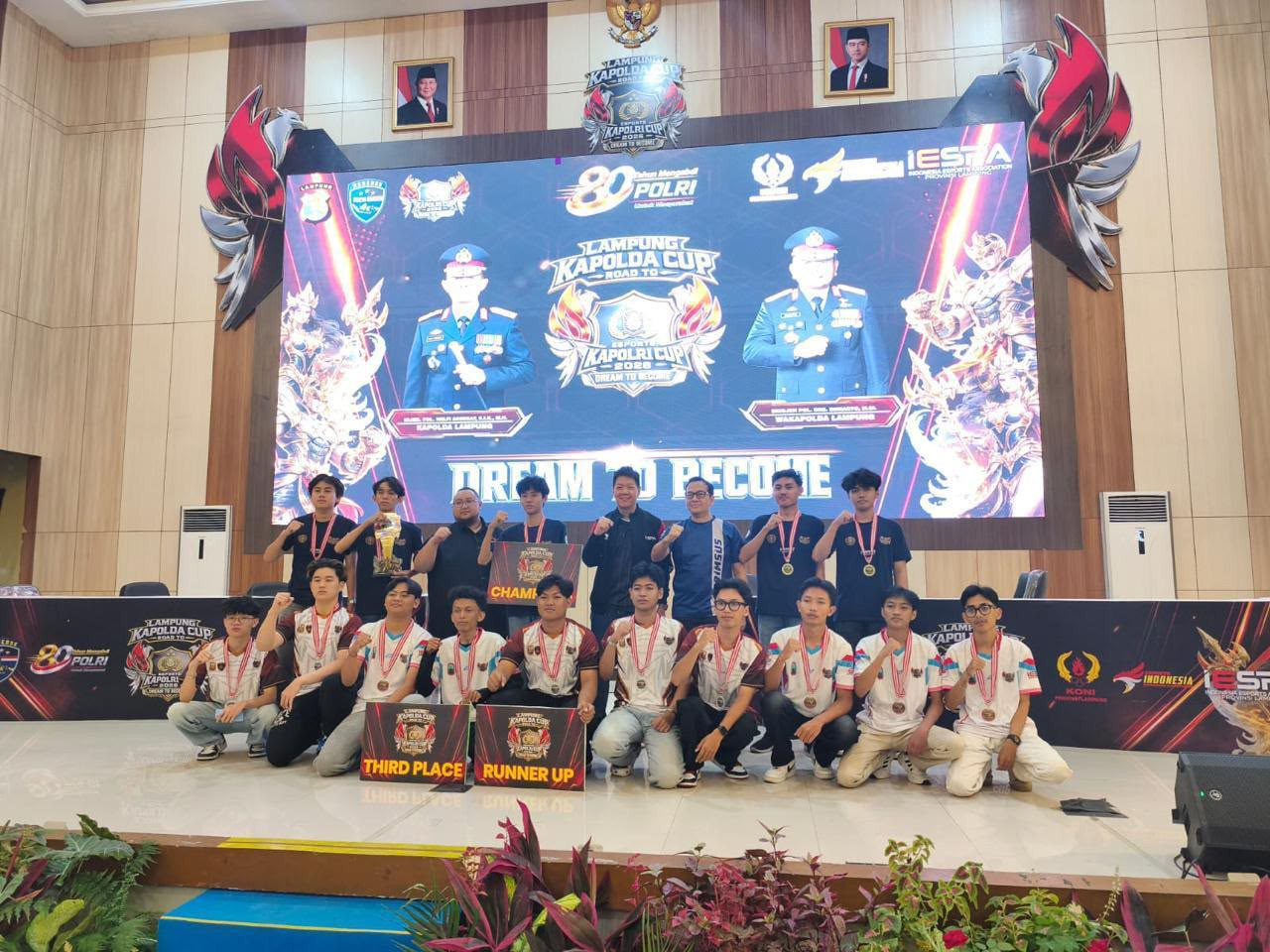 Polres Tulang Bawang Juara Kapolda Cup E-Sport 2026, Wakili Lampung ke Kapolri Cup