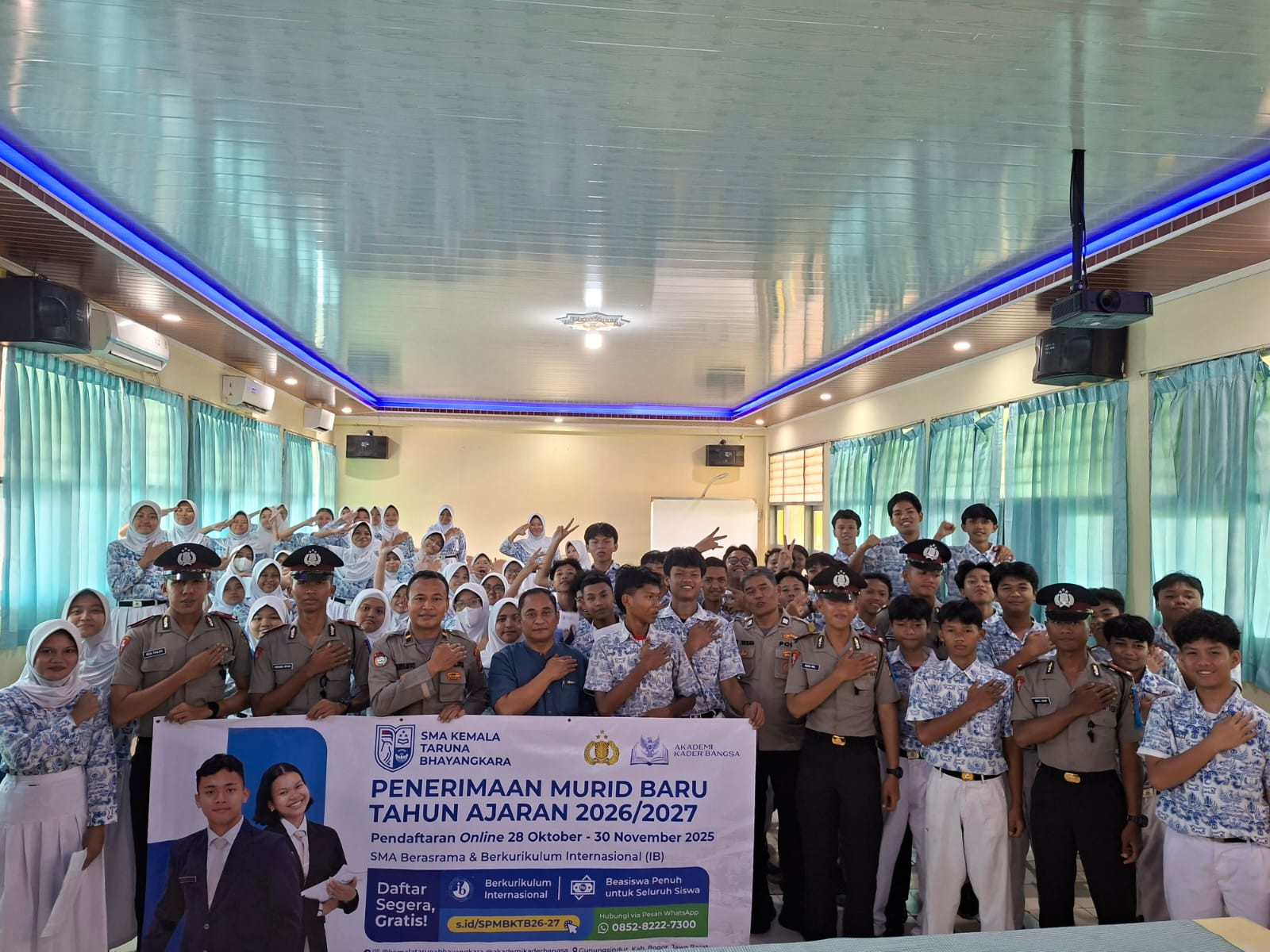 Polsek Kelapa Gading Sosialisasikan Penerimaan Murid Baru SMA Kemala Taruna Bhayangkara 2026/2027