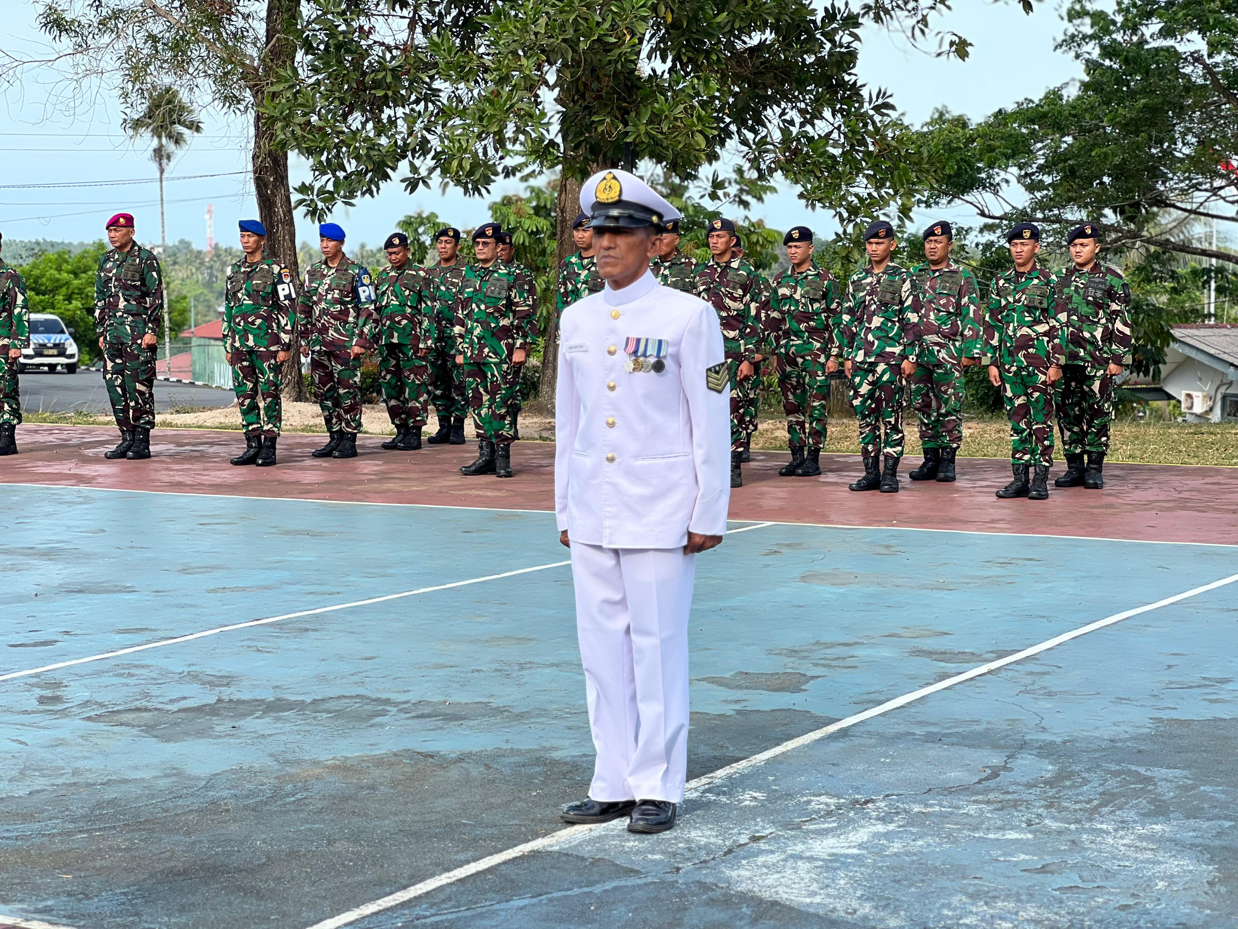 Lanal Dabo Singkep Gelar Upacara Purna Tugas Prajurit, Wujud Penghormatan Atas Dedikasi dan Pengabdian