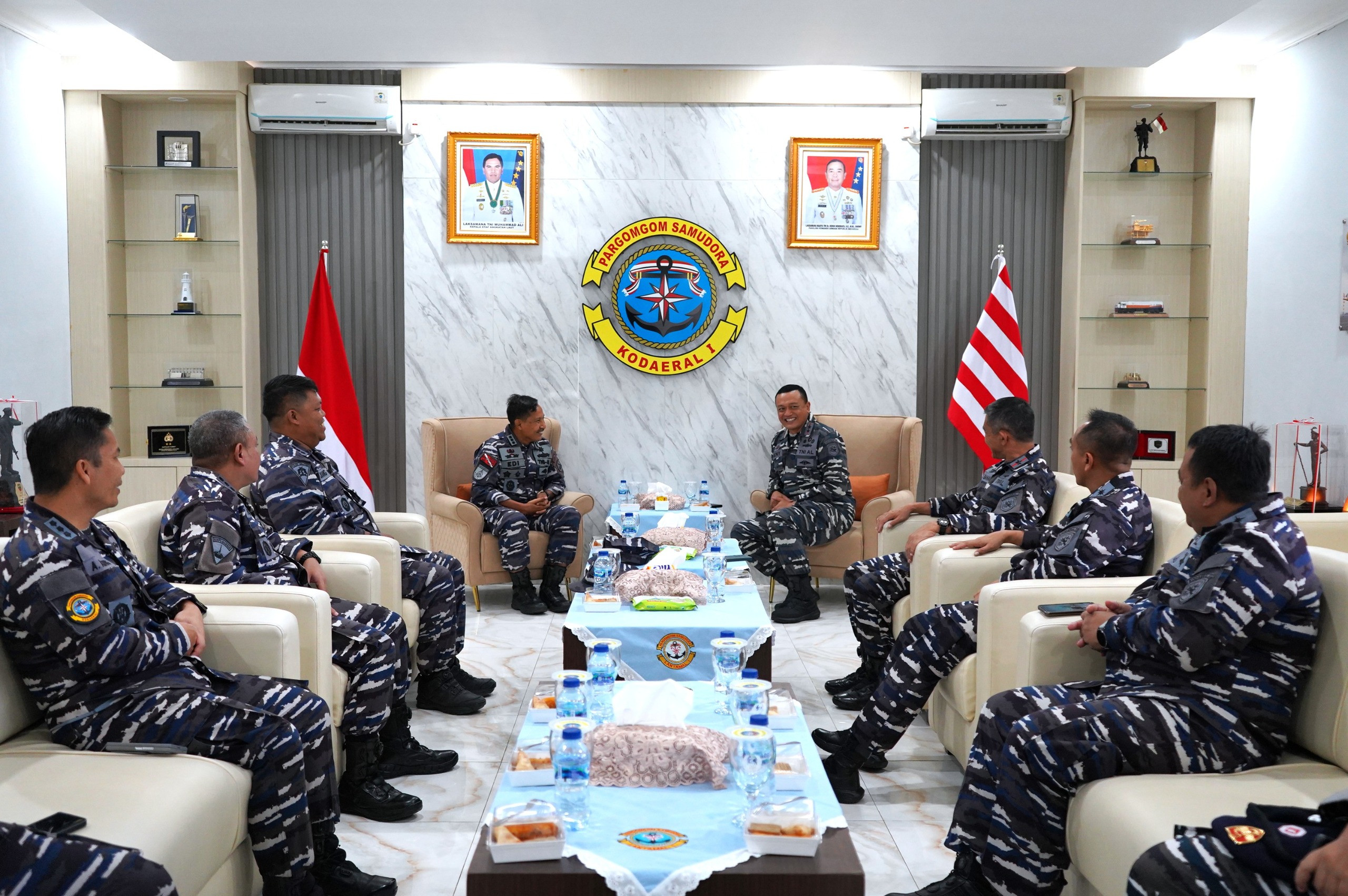 Dankodaeral I Terima Courtesy Call Tim Disjarahal di Ruang VIP Makodaeral I