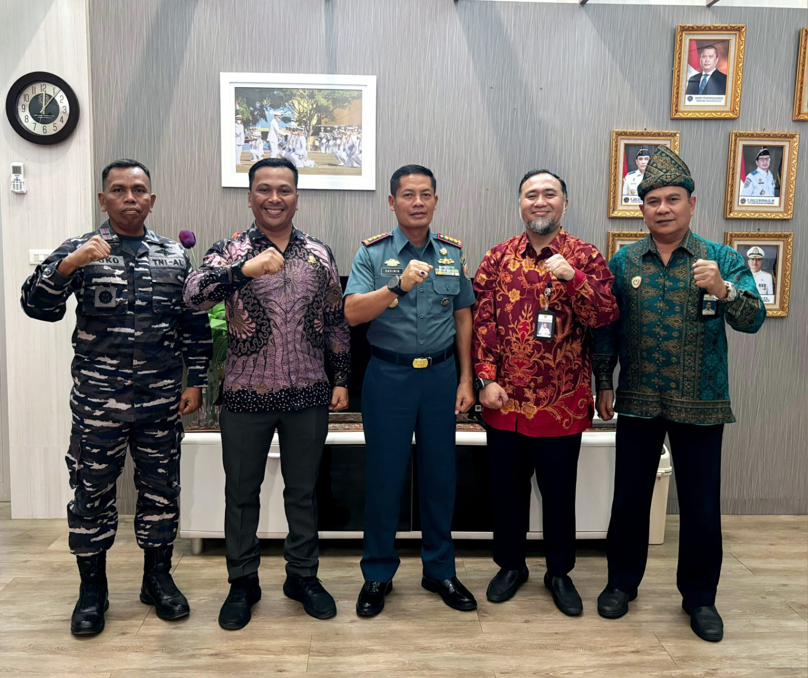 Kunjungan Kerja Komandan Lanal Sabang ke Poltekpel Malahayati Aceh Besar