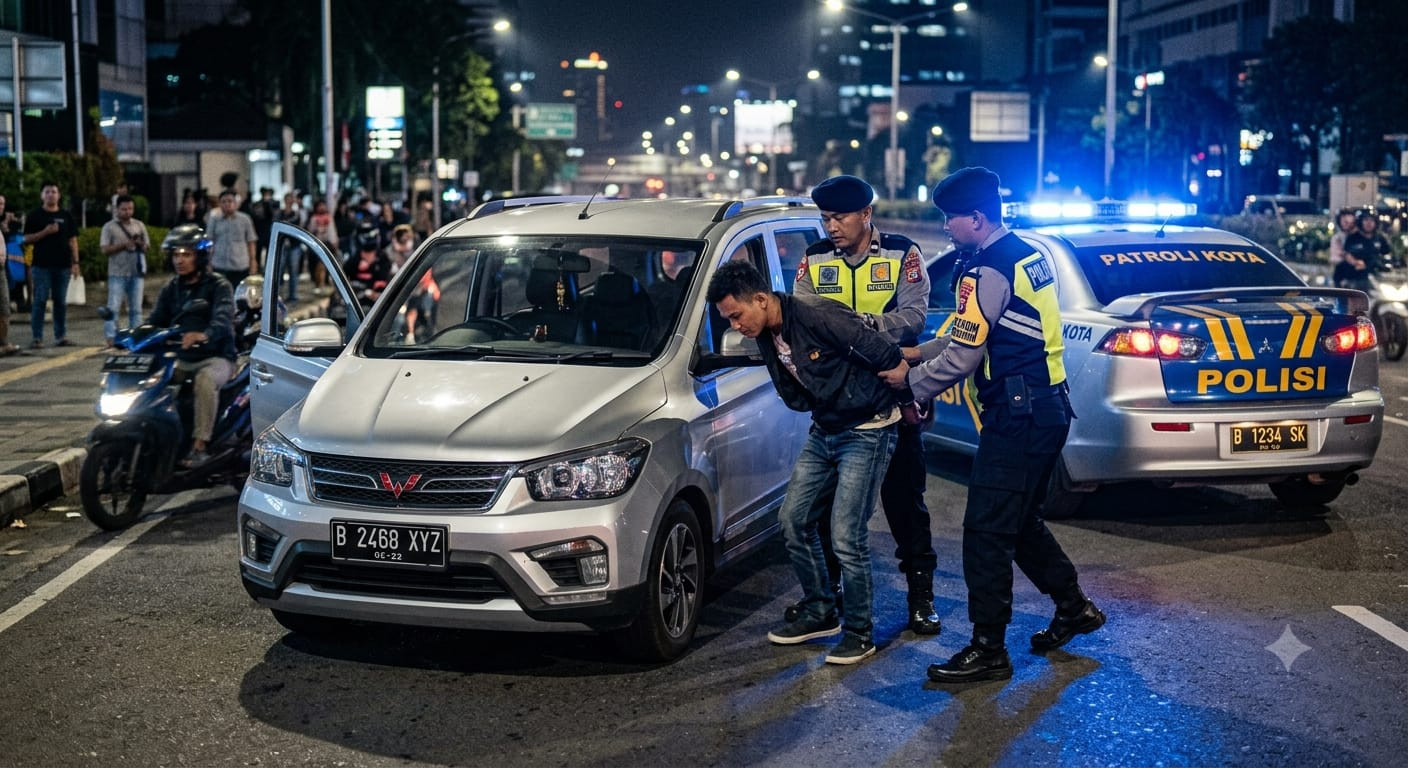 Polres Metro Jakarta Utara Berhasil Ungkap Kasus Pencurian Mobil Pajero Sport, Pelaku Ditangkap di Nganjuk