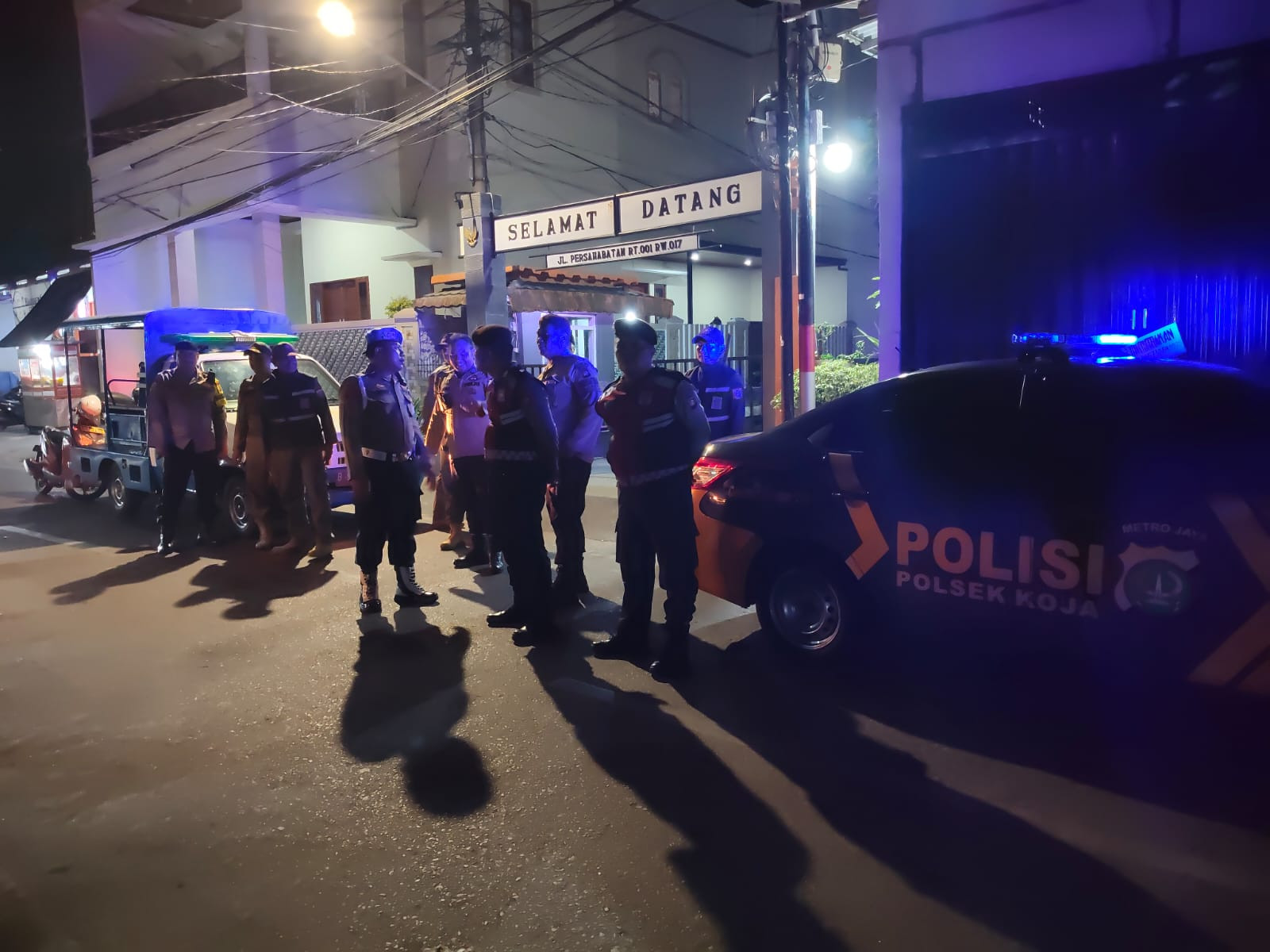 Polsek Koja Gelar Operasi Cipta Kondisi, Patroli Mobile Sasar Titik Rawan Tawuran dan Balap Liar